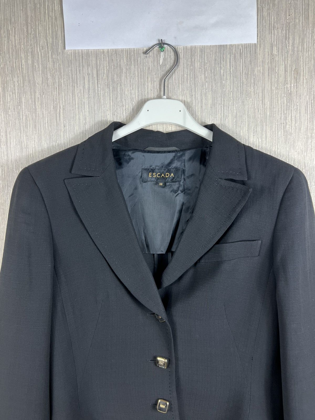 Escada Escada wool avant garde luxury blazer jacket Size XS / US 0-2 / IT 36-38 - 3 Thumbnail