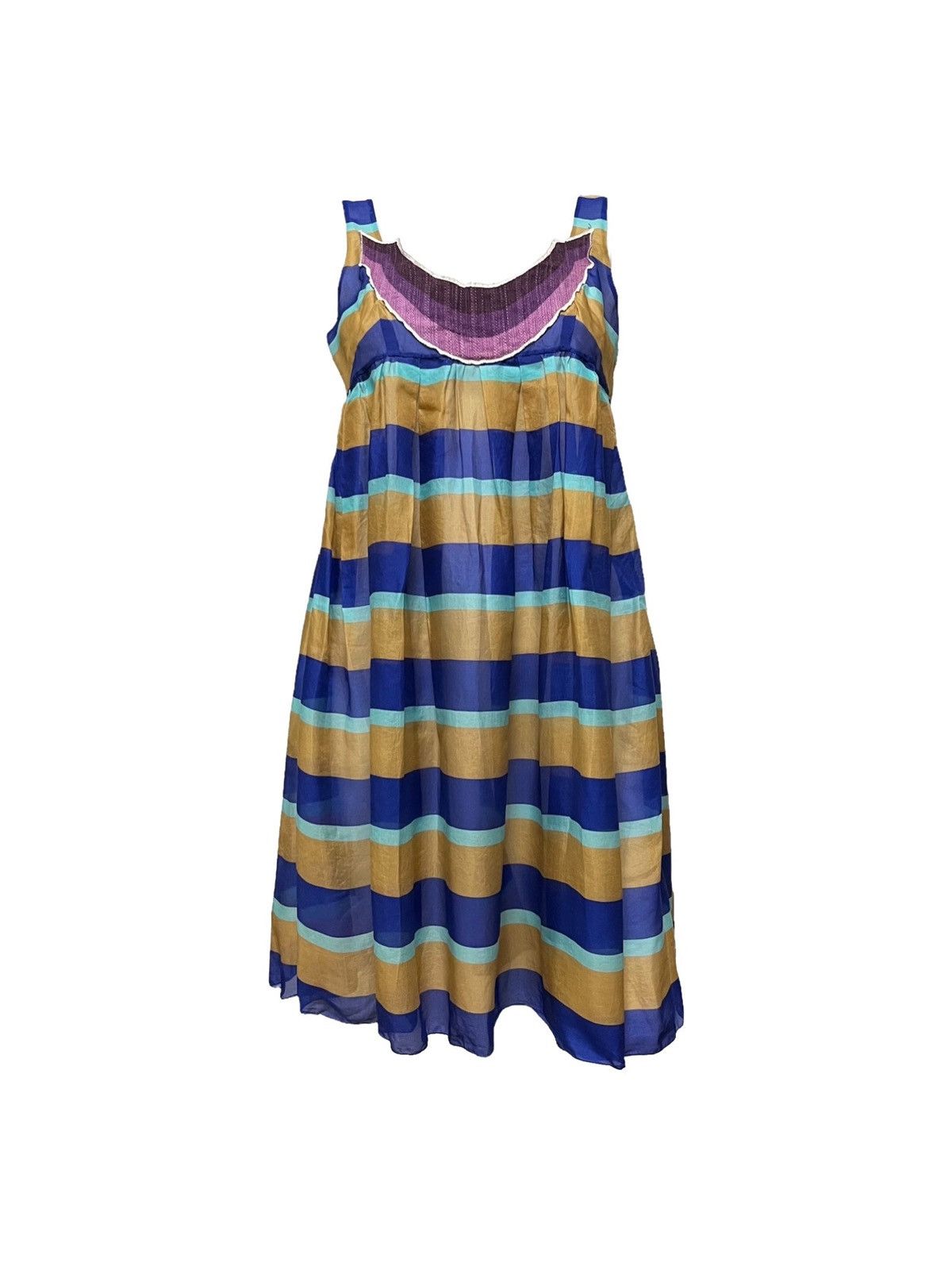 Miu Miu MIU MIU Spring Summer 2005 Striped Dress Size M / US 6-8 / IT 42-44 - 1 Thumbnail