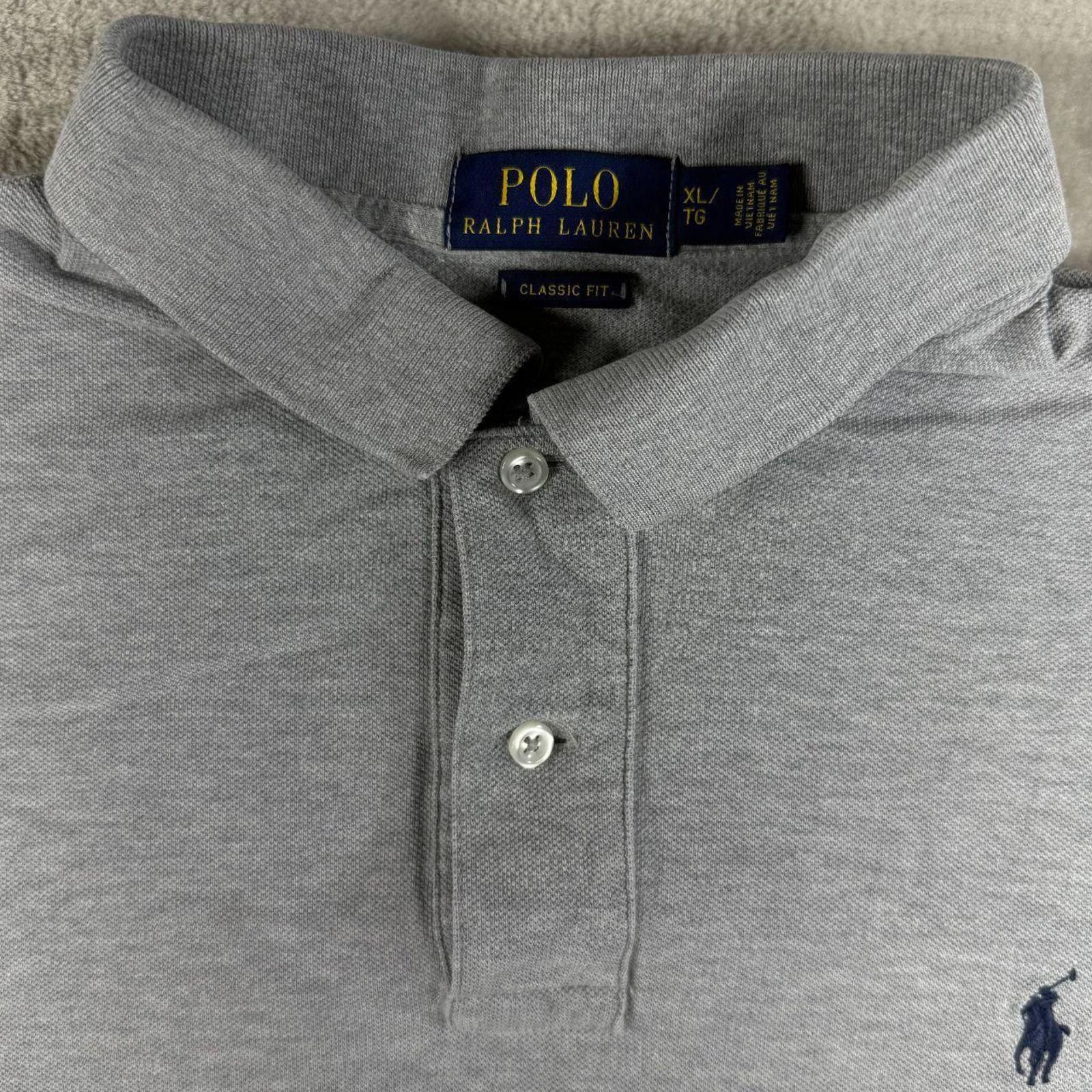 Polo Ralph Lauren Ralph Lauren Shirt Men's XL Grey Polo Short Sleeve Size US XL / EU 56 / 4 - 3 Thumbnail