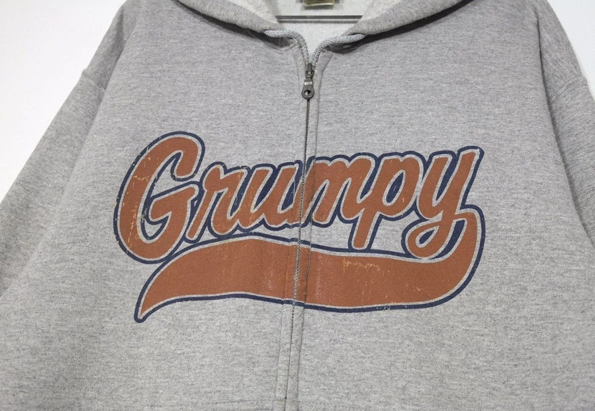 Disney Disney World Vintage Grumpy Zip Hoodie Men's L Gray Size US L / EU 52-54 / 3 - 4 Thumbnail