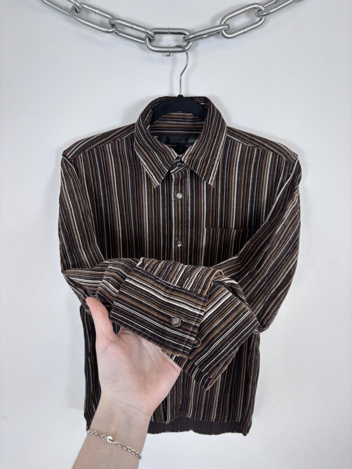 Schlussel Schlussel Japan Men’s Corduroy Velvet Long Sleeve Shirt Size US M / EU 48-50 / 2 - 7 Thumbnail