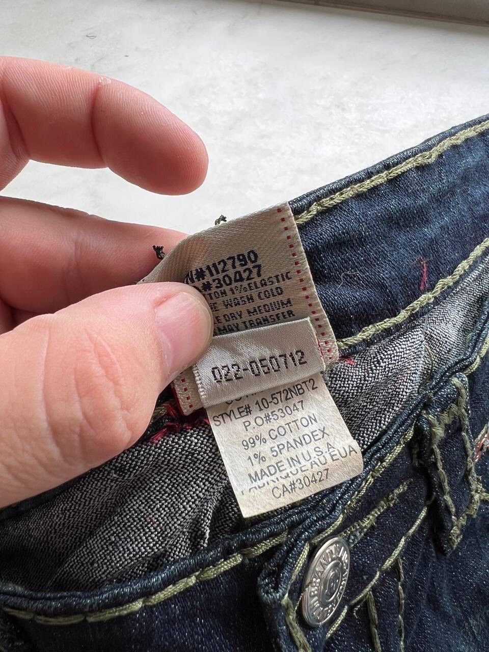 Women's vintage true religion jeans made in USA