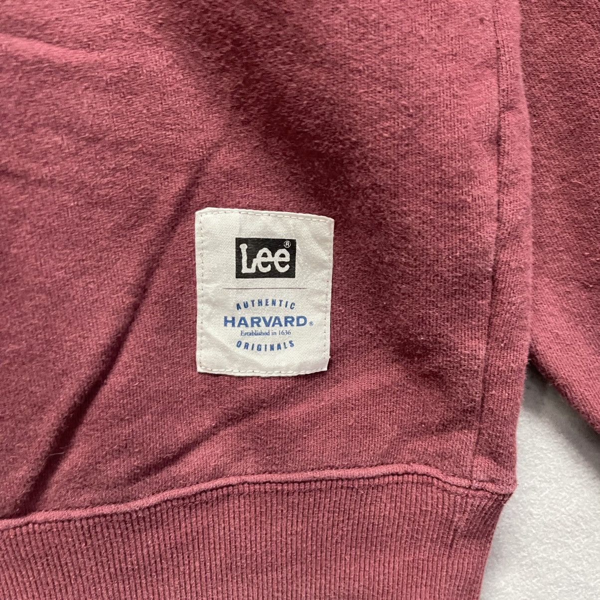 Lee 90s Lee Harvard Maroon Crewneck Sweatshirt Size US XL / EU 56 / 4 - 5 Thumbnail
