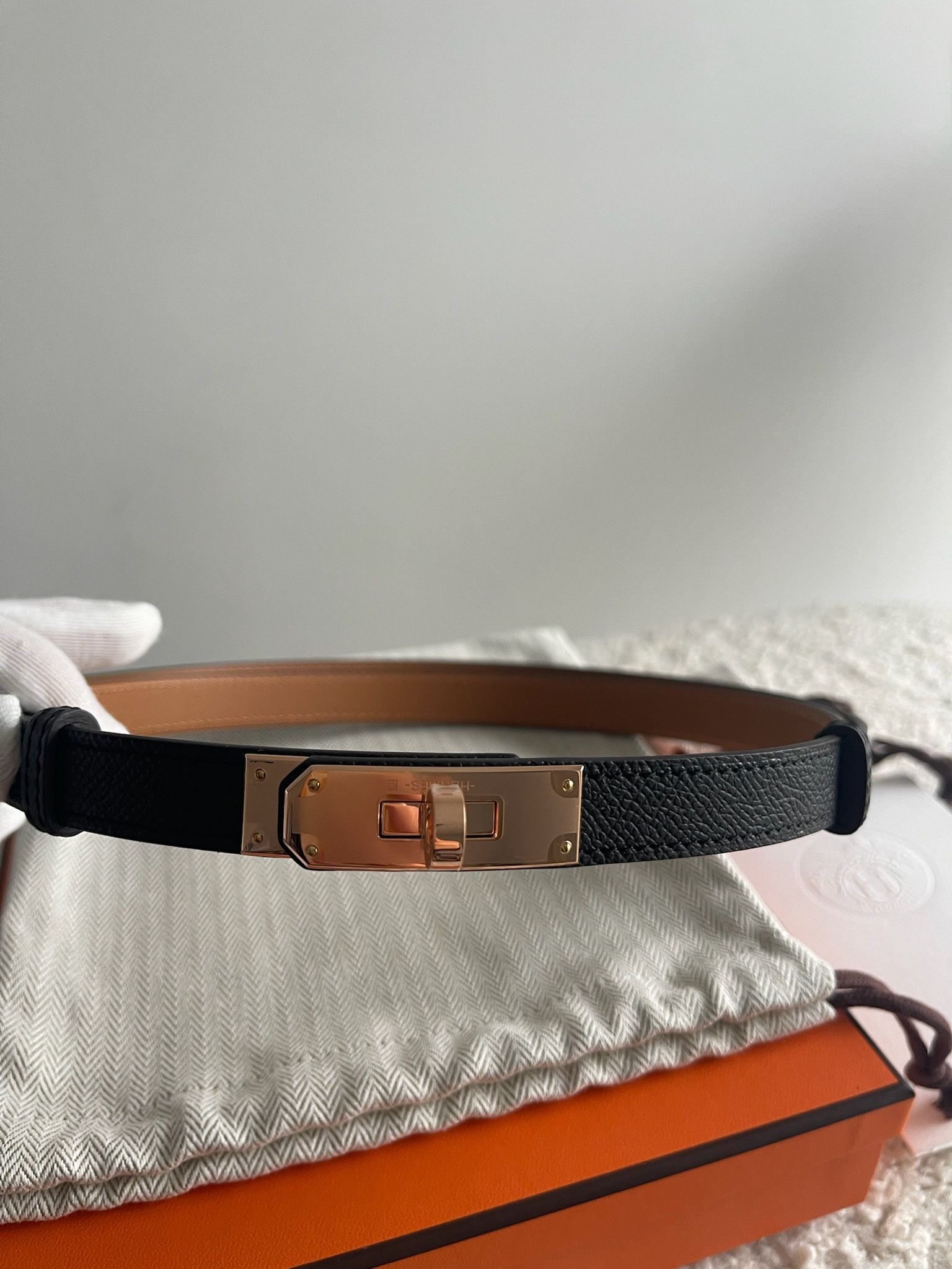 Hermes Hermes Kelly 18 Epsom belt Size ONE SIZE - 3 Thumbnail