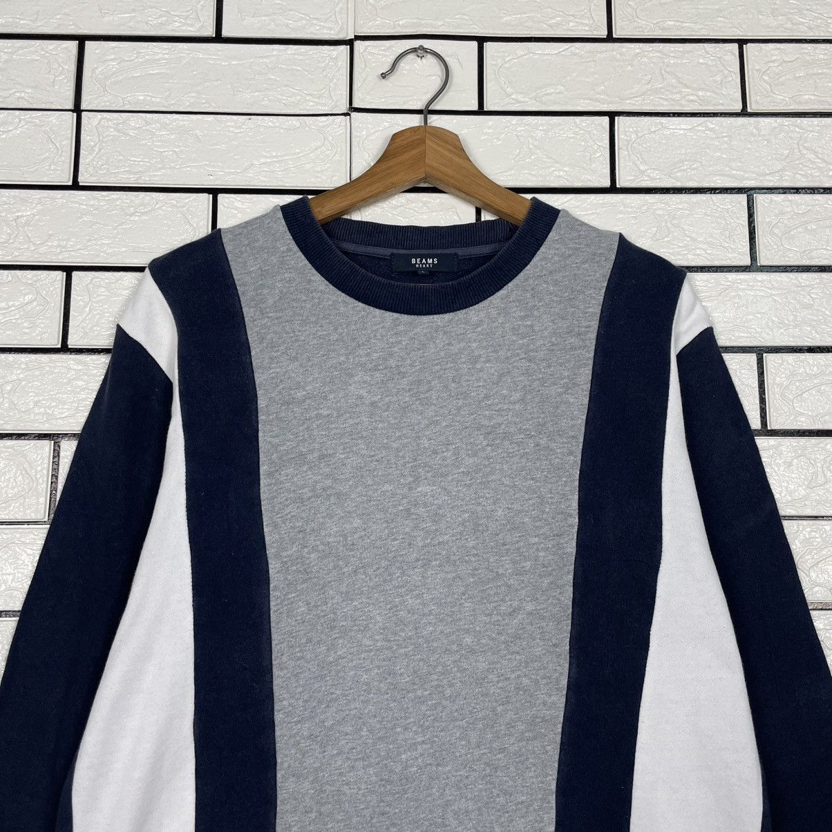 Beams Plus Beams Color Block Crewneck Sweatshirt Size US M / EU 48-50 / 2 - 2 Thumbnail