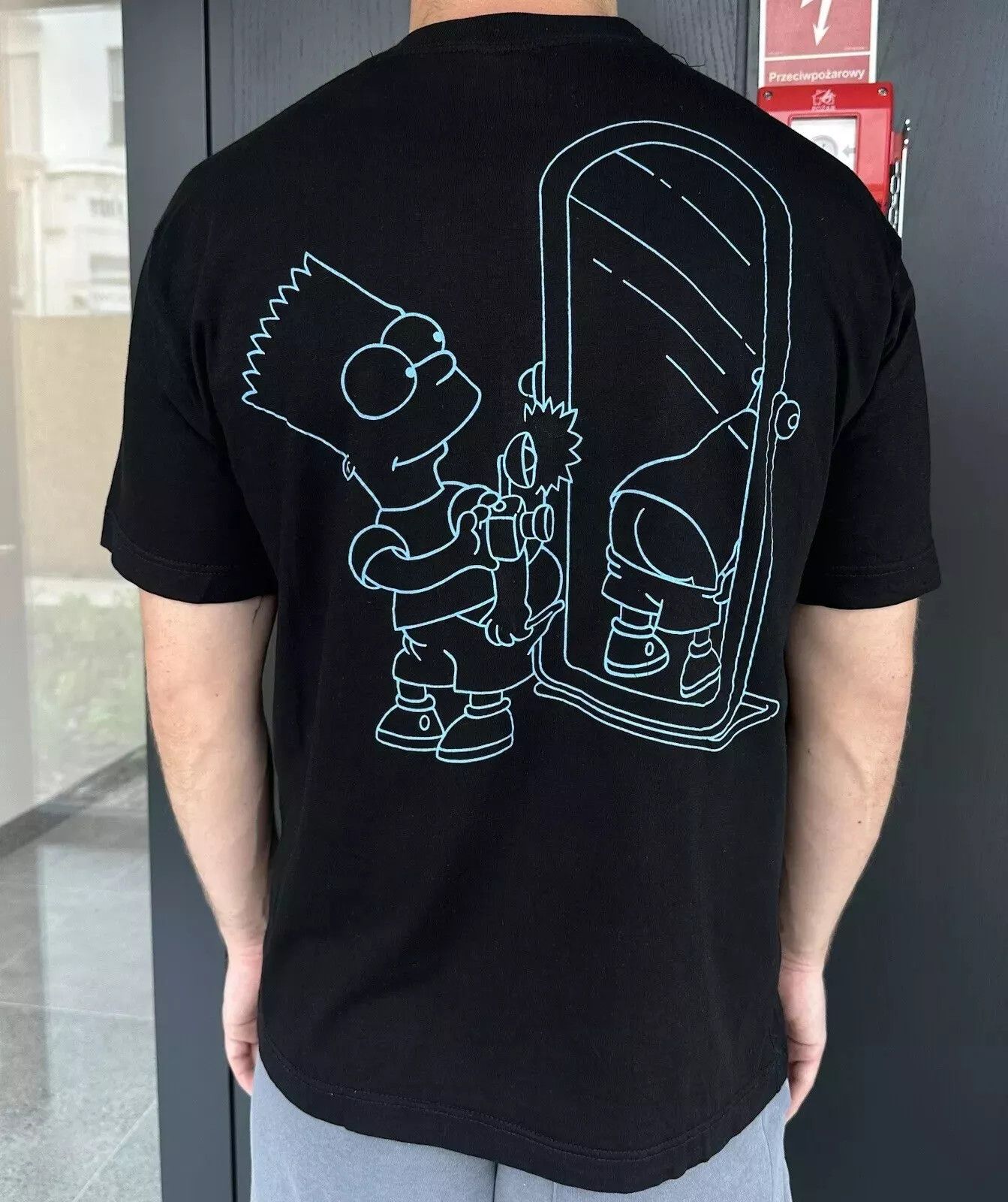 Vintage Vintage 1990s Promo TV Show Bart Simpson Pin-Up Tee Shirt Size US S / EU 44-46 / 1 - 2 Thumbnail