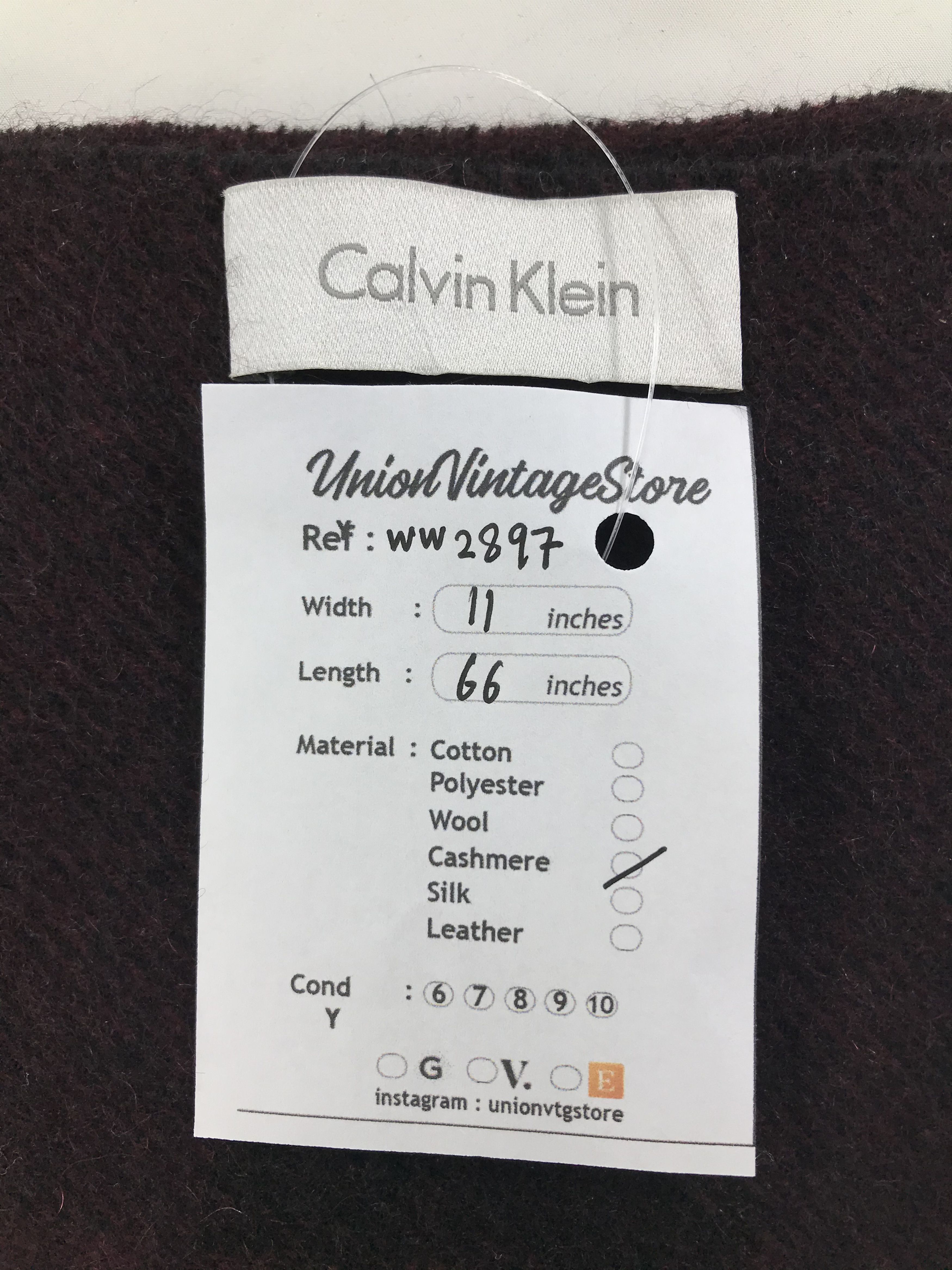 Calvin Klein Calvin Klein Scarf / Muffler / Neckwear - WW2897 Size ONE SIZE - 4 Thumbnail