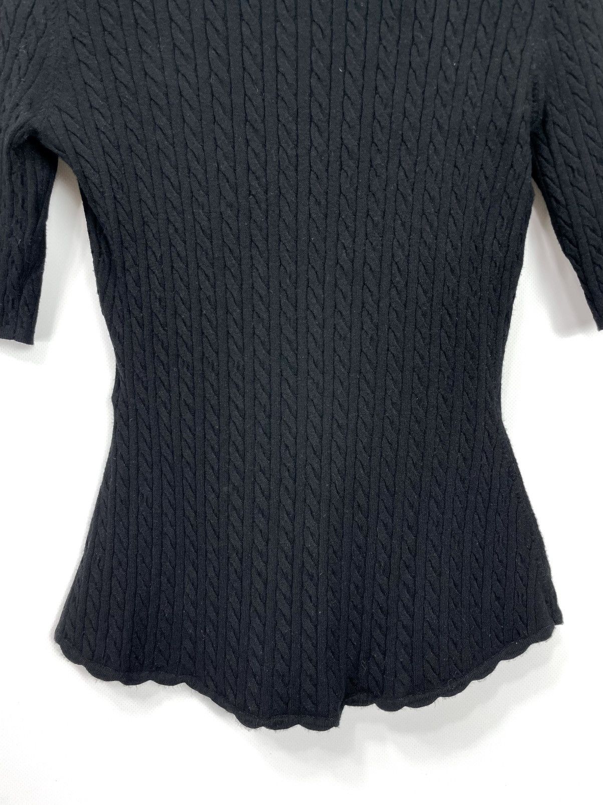 Sezane SÉZANE La Maille Cable-Knit Cardigan - Size M - Viscose Size M / US 6-8 / IT 42-44 - 7 Thumbnail