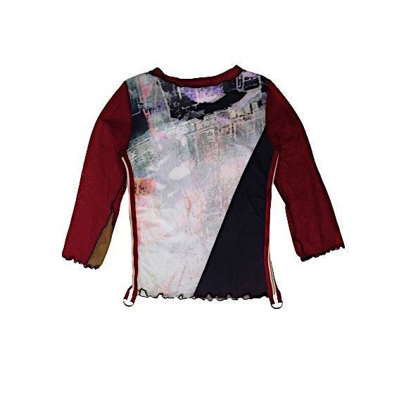 Cop Copine Cop Copine Mesh Top Black Roses Size ONE SIZE - 4 Thumbnail