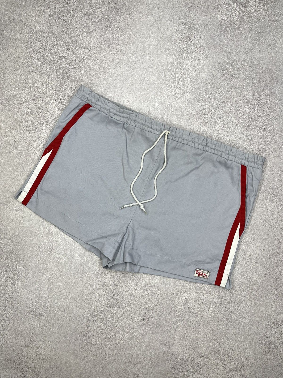Levi's Rare Vintage Levis Sport 1984 Grey Shorts Olympic Size US 34 / EU 50 - 1 Thumbnail