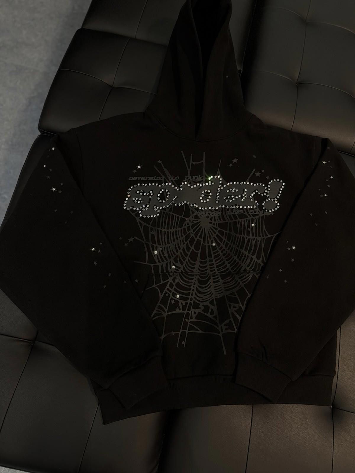 Sp5der Sp5der Black VVS Stone Hoodie Size (Small) 2026 Authentic Size US S / EU 44-46 / 1 - 4 Thumbnail