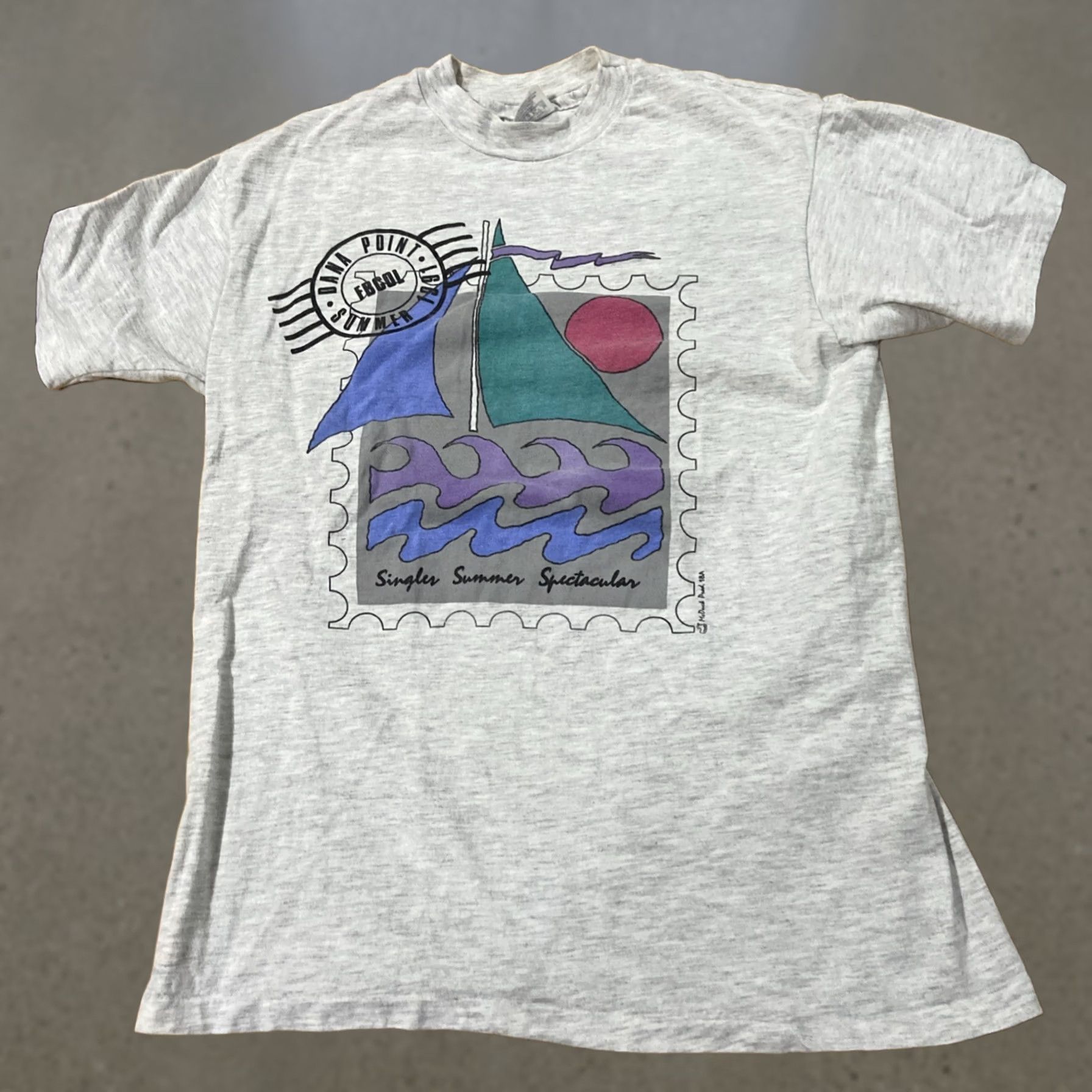 Stampd VINTAGE Desert Heat T-Shirt Single Stitch USA Crew Neck Short Sleeve Cotton Gray L Adults Unisex Size L / US 10 / IT 46 - 1 Thumbnail