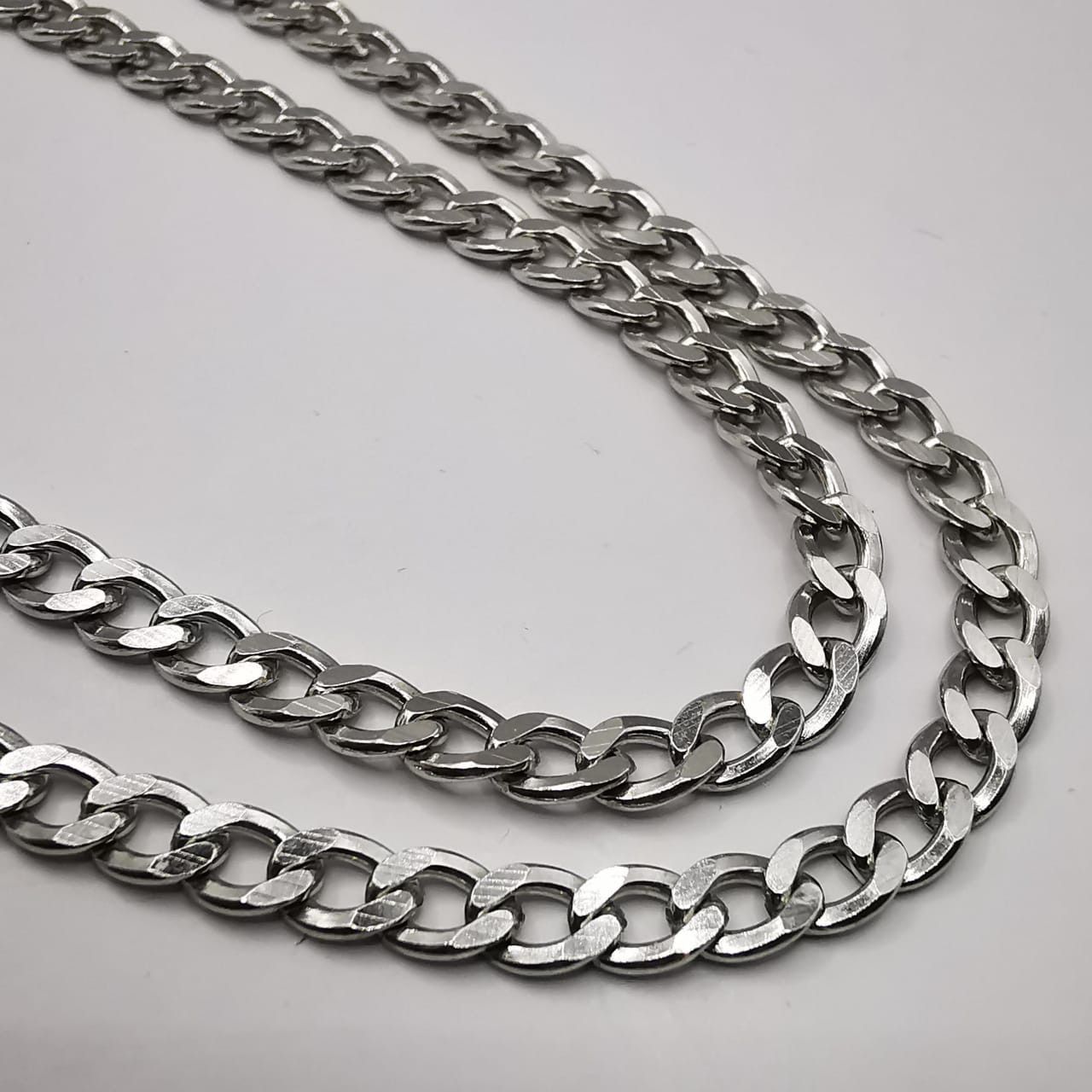 Sterling Silver Vintage Chain Necklece,925 Sterling Silver,Signed , 21,55g Size ONE SIZE - 6 Thumbnail