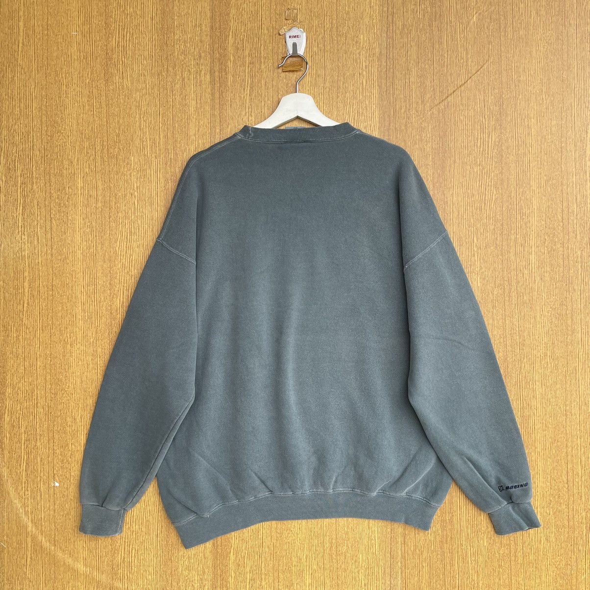 Vintage Vintage Boeing Jets Embroidered Spellout Sweatshirt Size US L / EU 52-54 / 3 - 5 Thumbnail