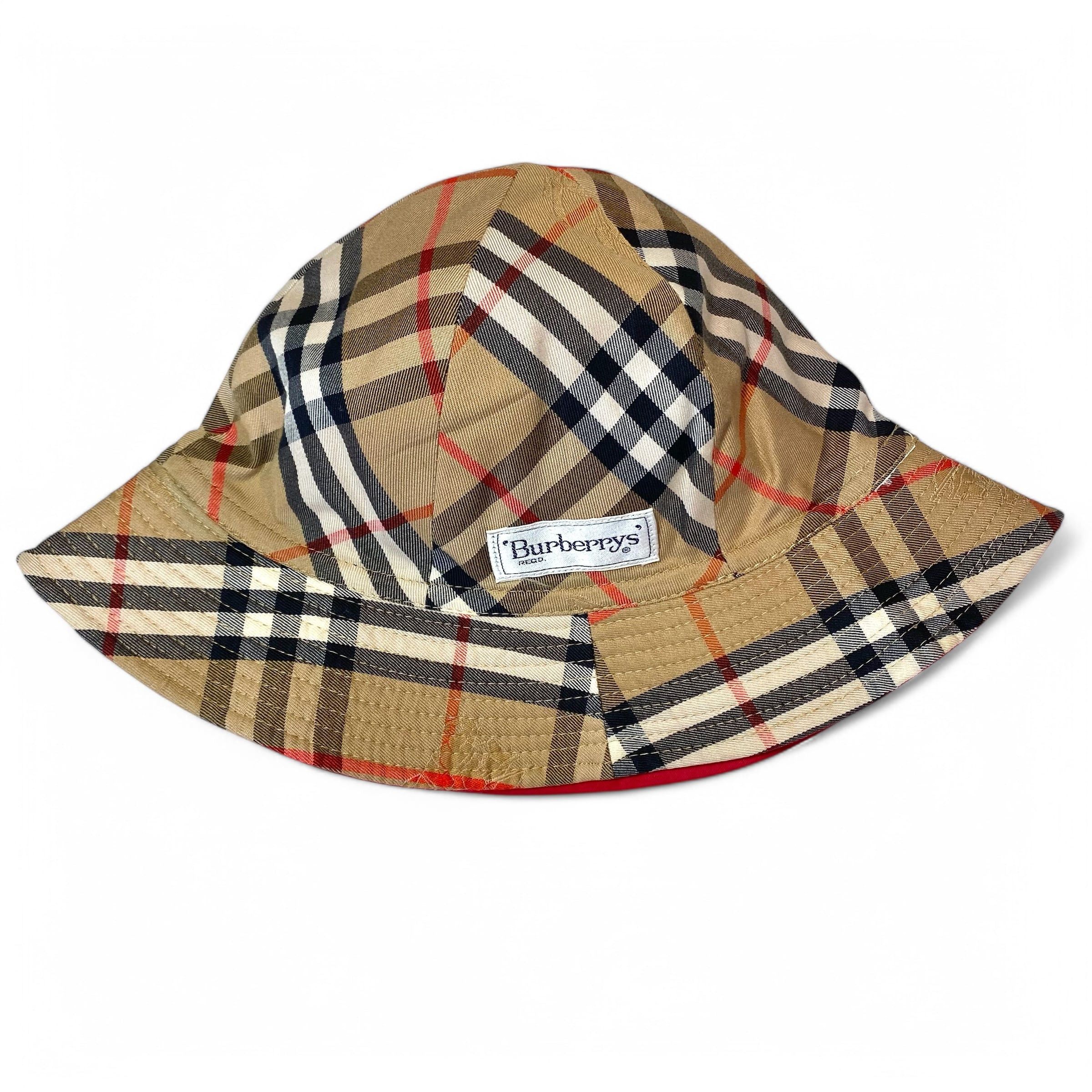 Burberry Vintage Burberrys Bucket Hat Nova Check Size ONE SIZE - 1 Thumbnail