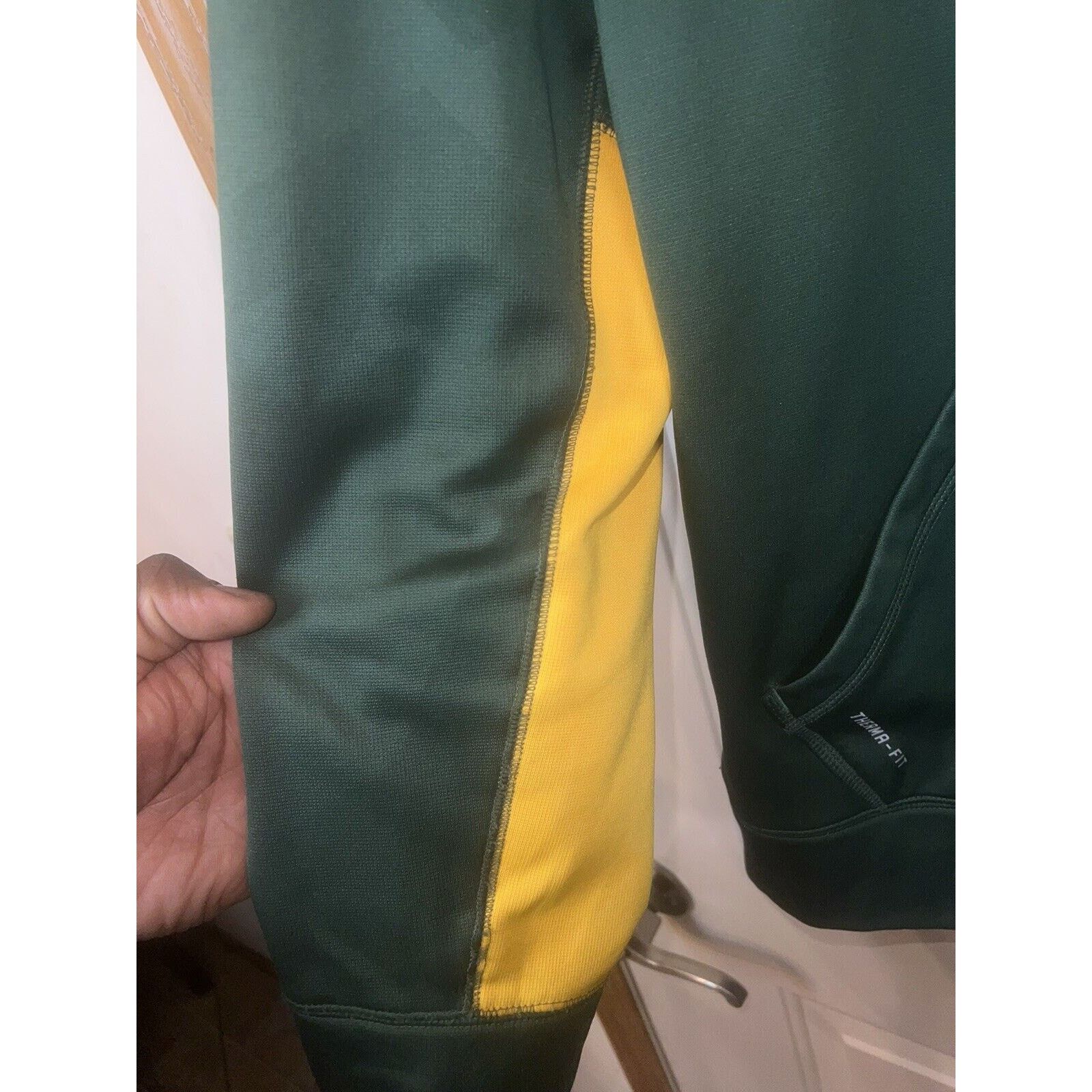 Nike Nike Green Bay Packers Jacket Zip Up Hoodie Large Sweatshirt Size US XL / EU 56 / 4 - 9 Thumbnail