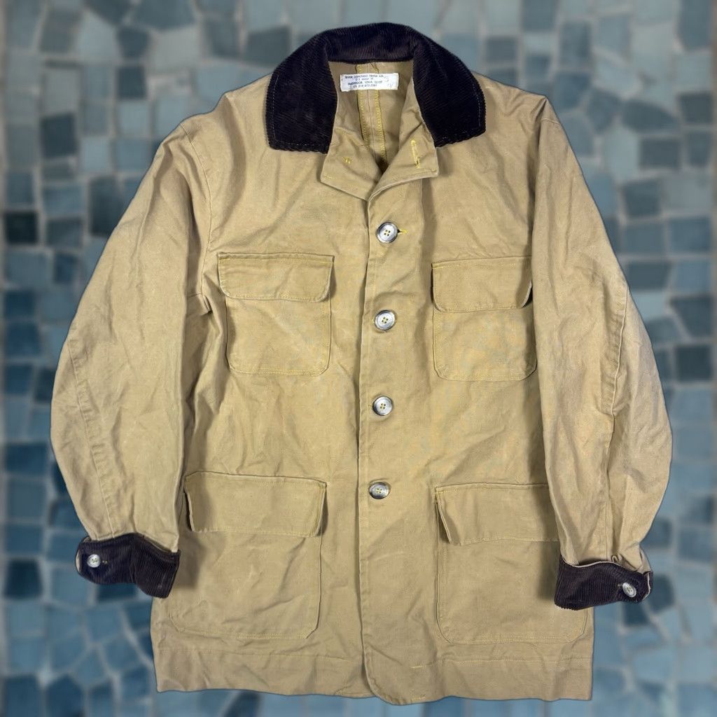 Vintage River Junction Trade Co. Jacket Mens S/M Chore Coat Field Barn Canvas Corduroy Coat Size US S / EU 44-46 / 1 - 1 Thumbnail