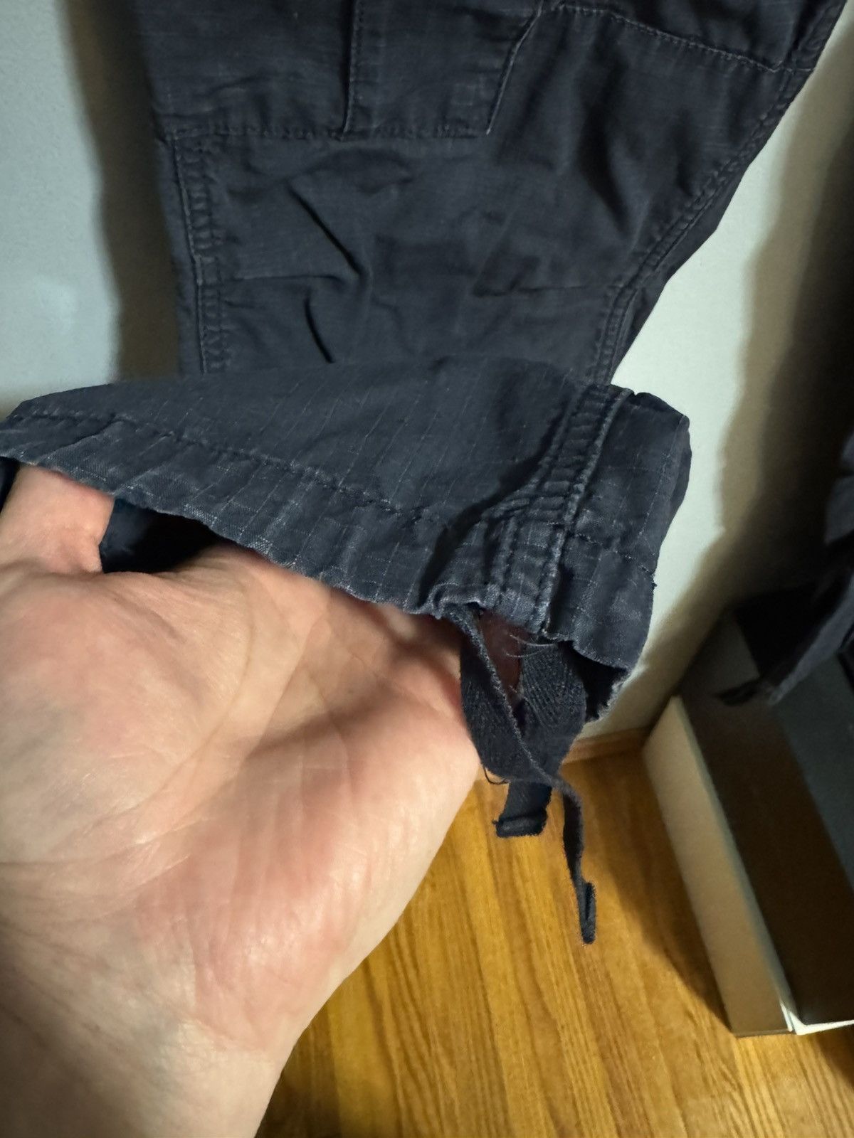 Carhartt Carhartt WIP Navy Ripstop Cargo Pants Size US 31 - 11 Thumbnail