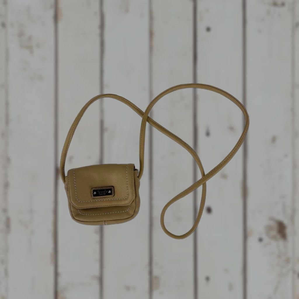 Vintage Tignanello Beige Genuine Leather Small Crossbody Bag Size ONE SIZE - 1 Thumbnail