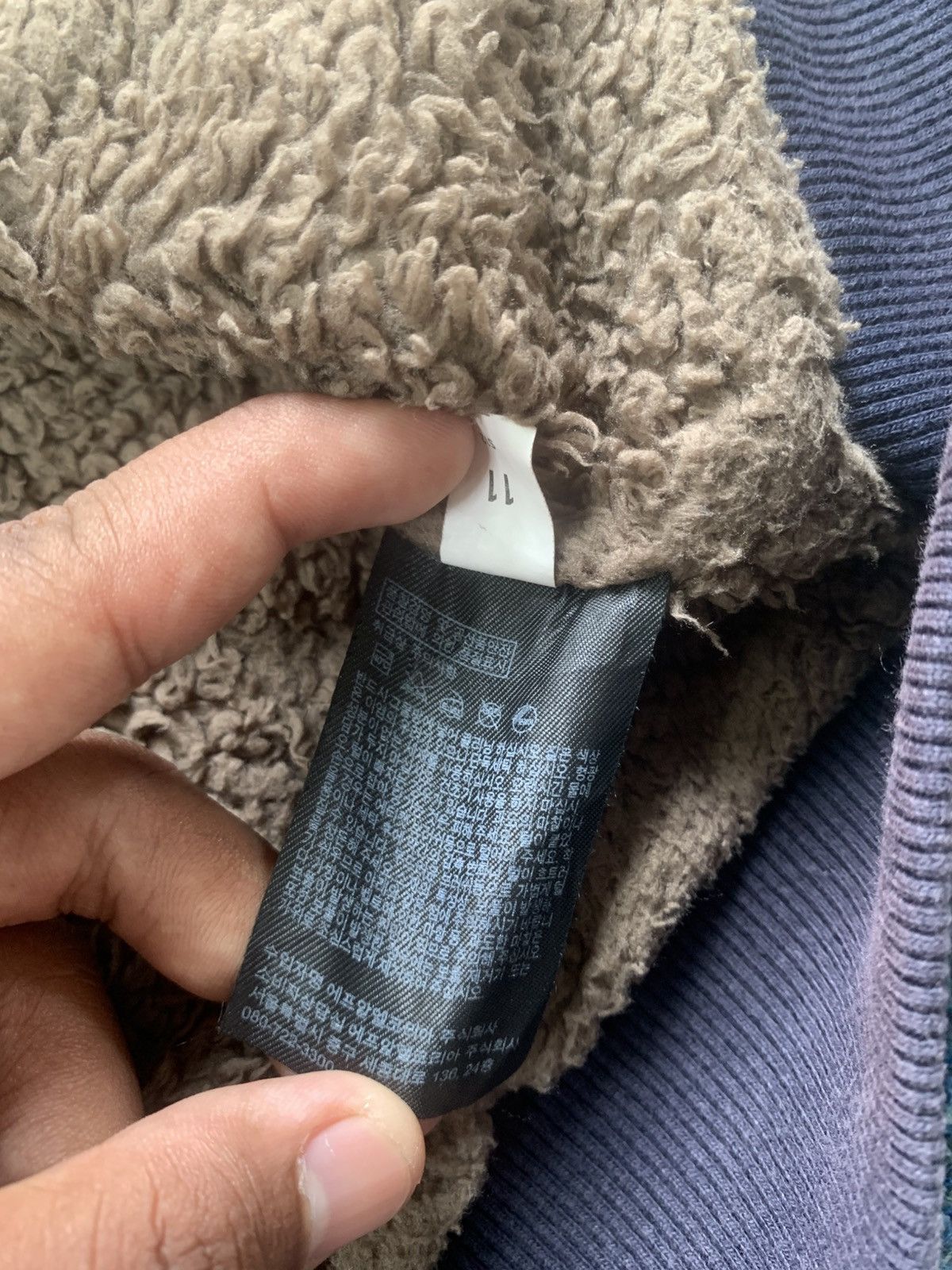 Japanese Brand Sherpa Uniqlo Ziphopdie Fur Blank Faded style Size US M / EU 48-50 / 2 - 7 Thumbnail