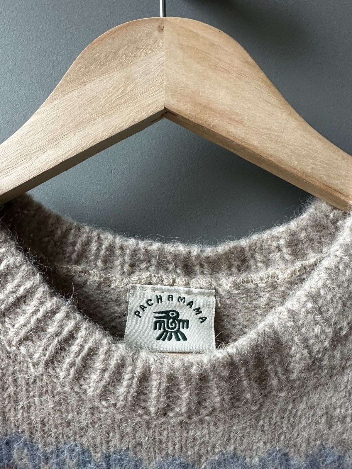 Vintage Pachamama Handknit Wool Nepal Sweater Size S Size S / US 4 / IT 40 - 4 Thumbnail