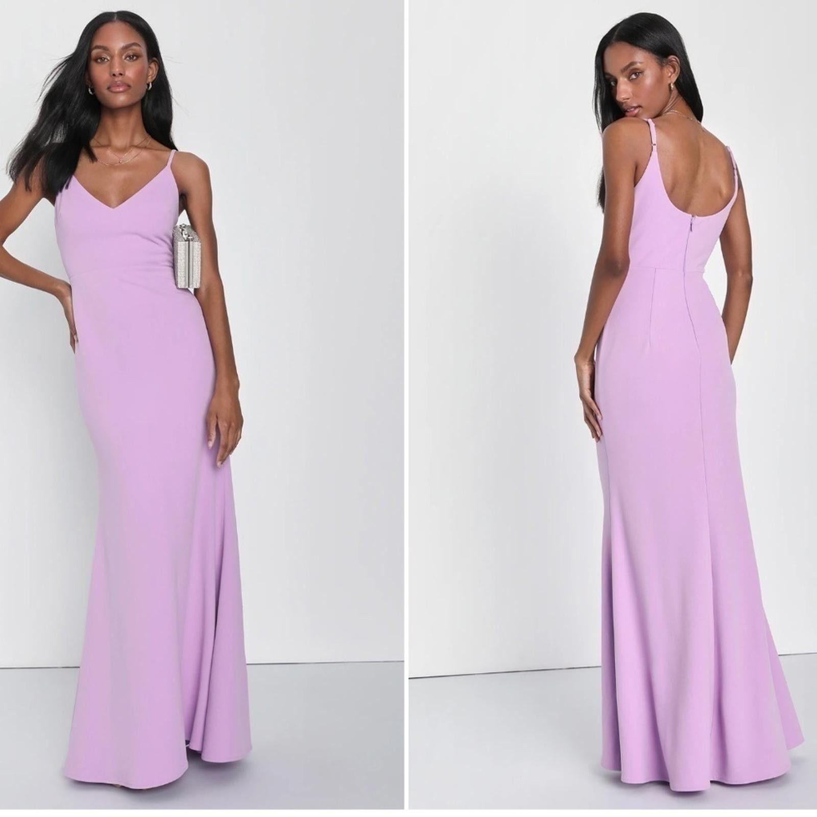 Lulus LULU's Prom Wedding Bridesmaid Classic Mermaid Maxi Size S / US 4 / IT 40 - 3 Thumbnail