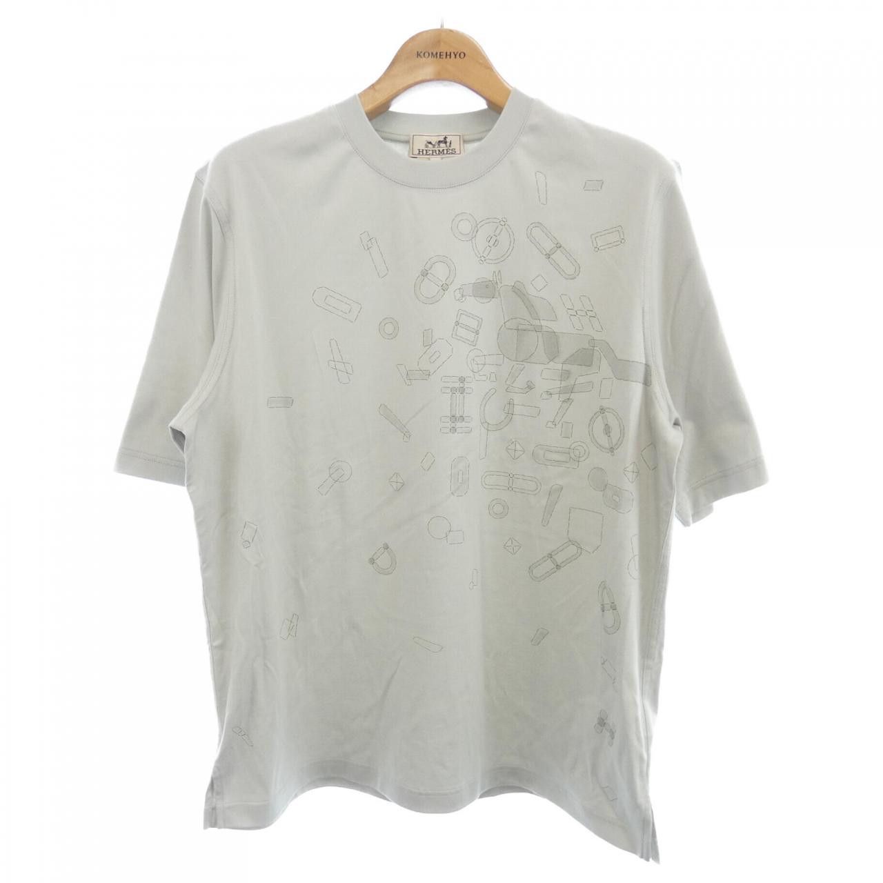 Hermes Hermes Hermes Cotton T Shirt Textile T-Shirts DUTY FREE for USA Size ONE SIZE - 1 Thumbnail