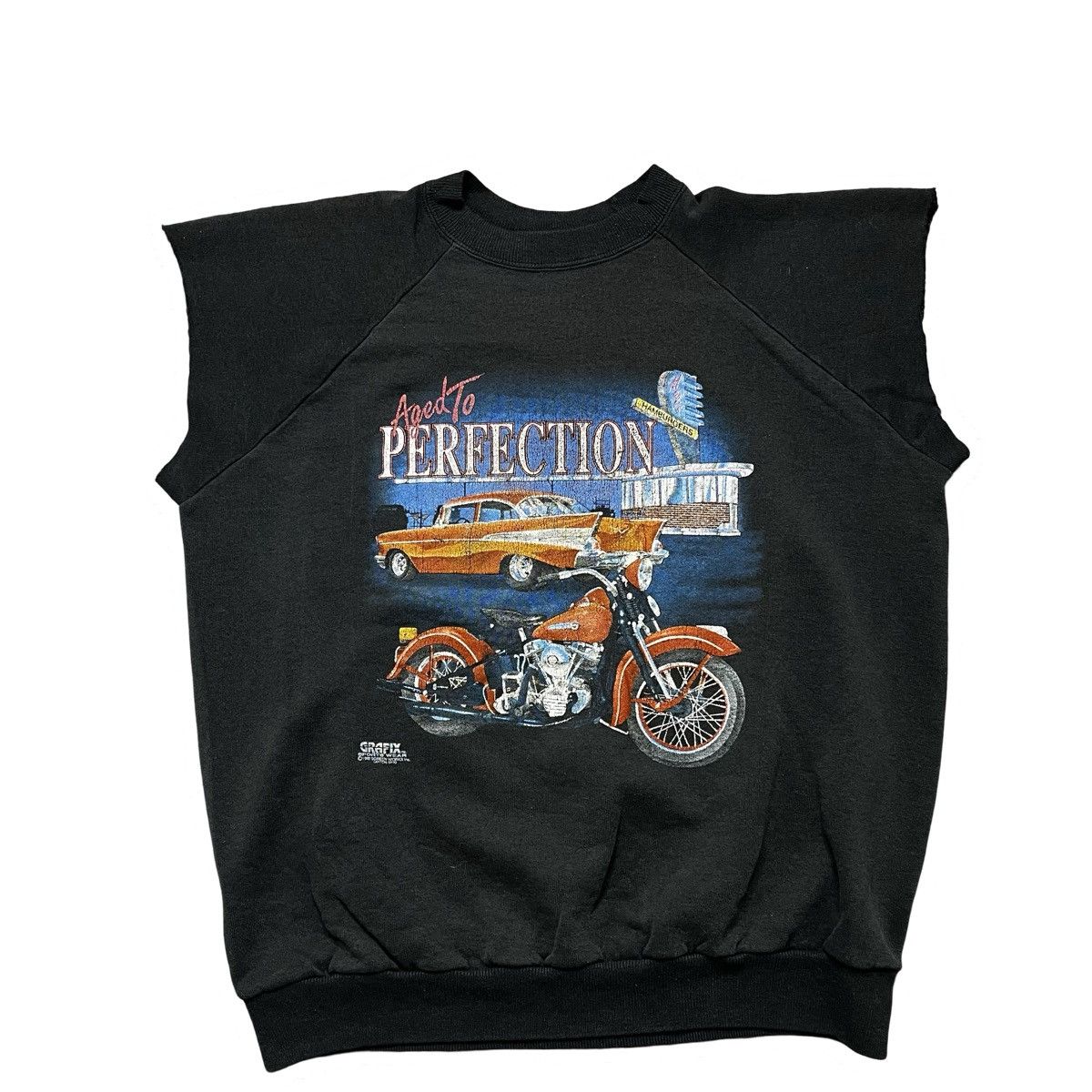 Vintage vintage biker chopper hot rod sweatshirt Size US L / EU 52-54 / 3 - 1 Thumbnail
