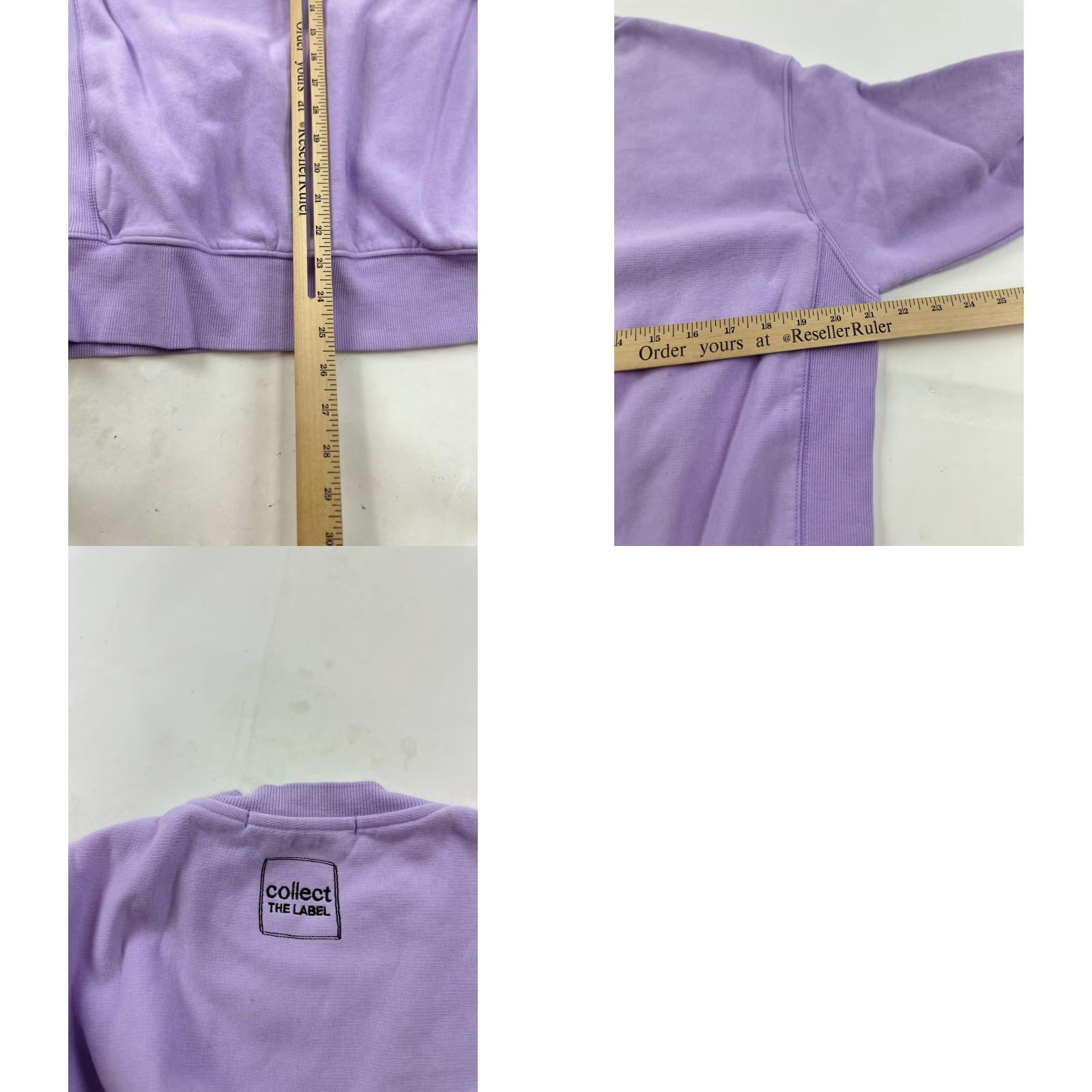 Vintage Collect The Label Sweatshirt Adult Medium Purple Graphic Print Pullover Crew Neck Cotton Fleece Mens Size US M / EU 48-50 / 2 - 8 Thumbnail