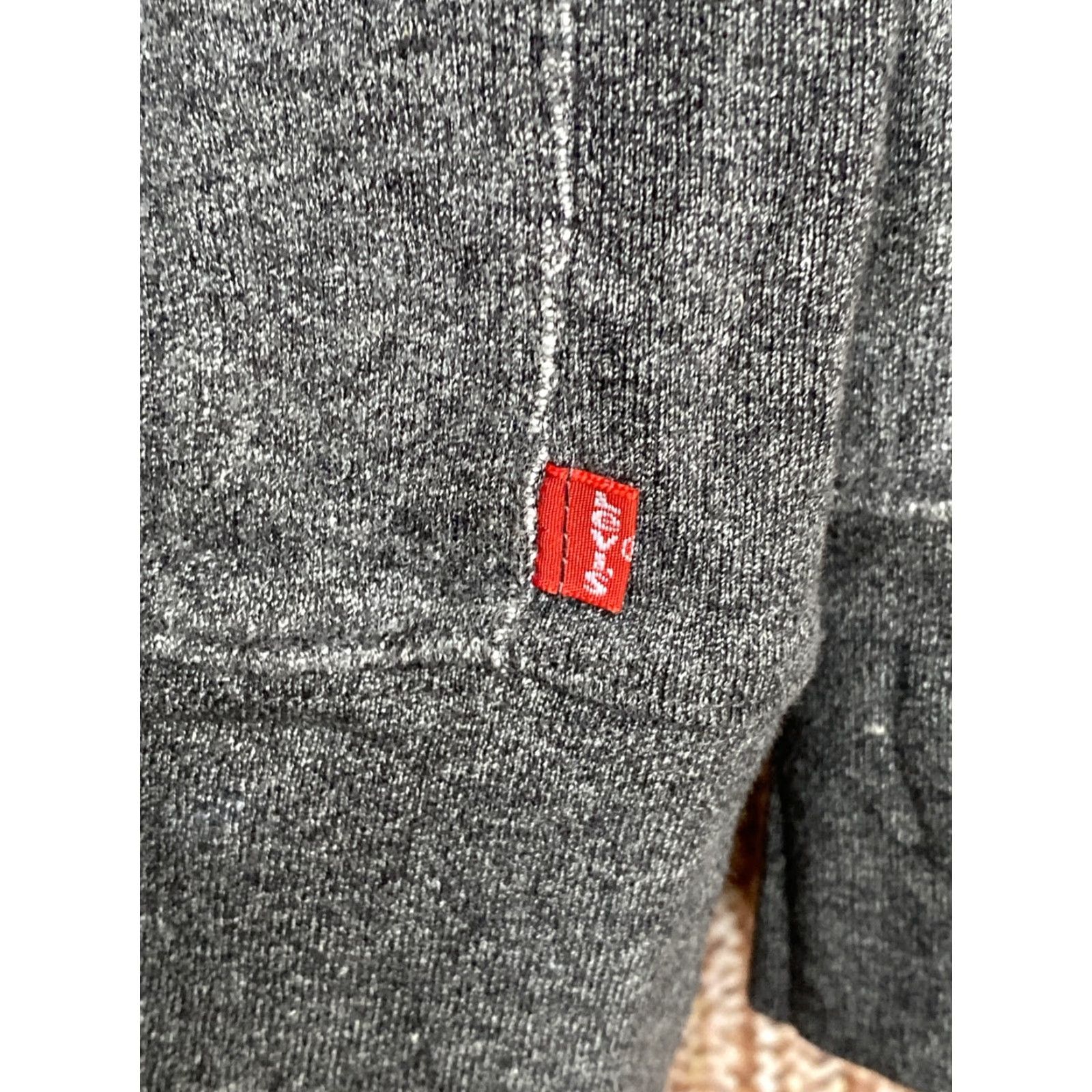 Levi's Levi's Hooded Full Zip Sweater Gray XL Mens Long Sleeve Shirt Size US XL / EU 56 / 4 - 3 Thumbnail