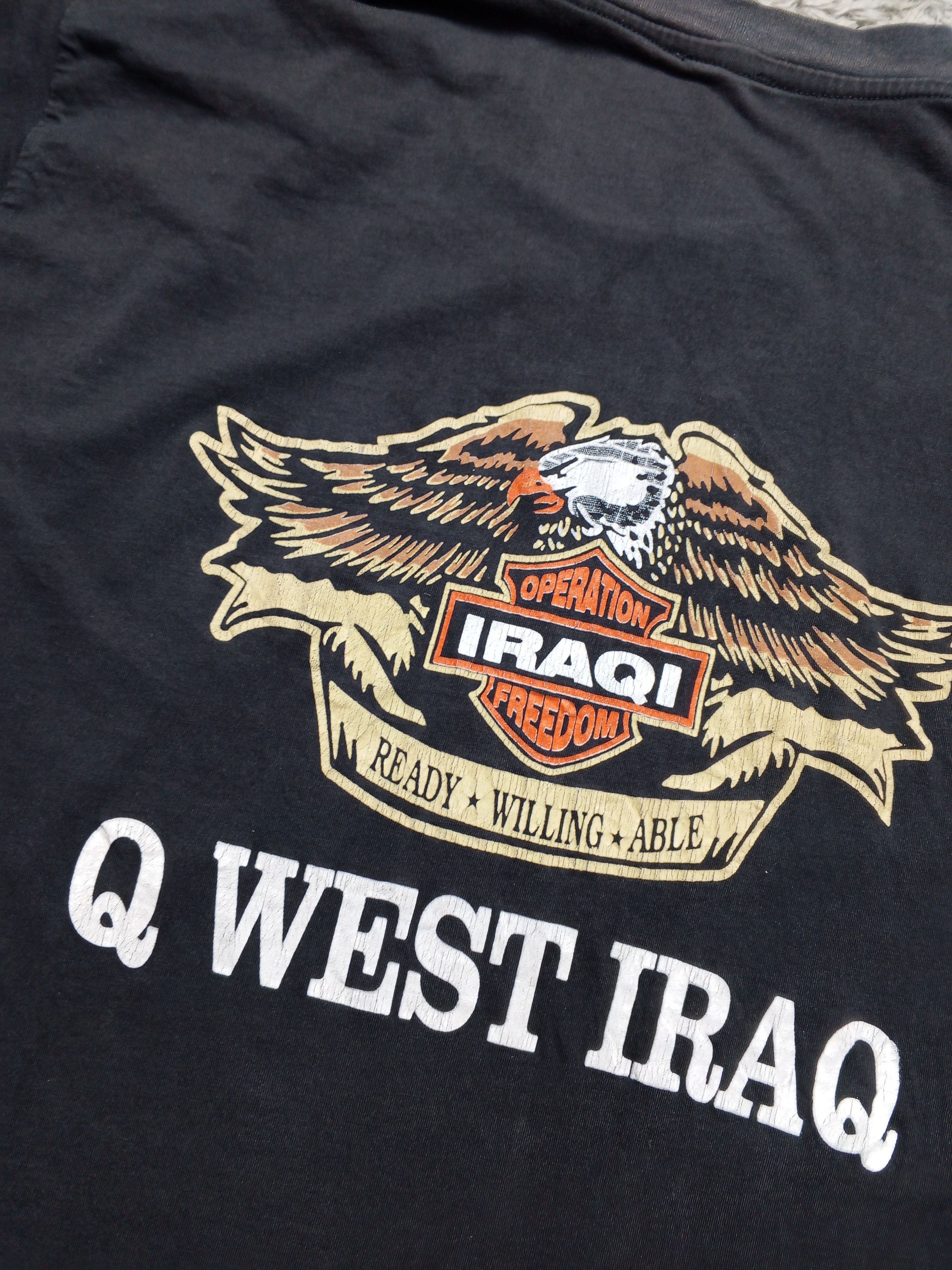 Vintage Vintage Crazy Faded Q West Iraq Operation Freedom Size US M / EU 48-50 / 2 - 1 Thumbnail