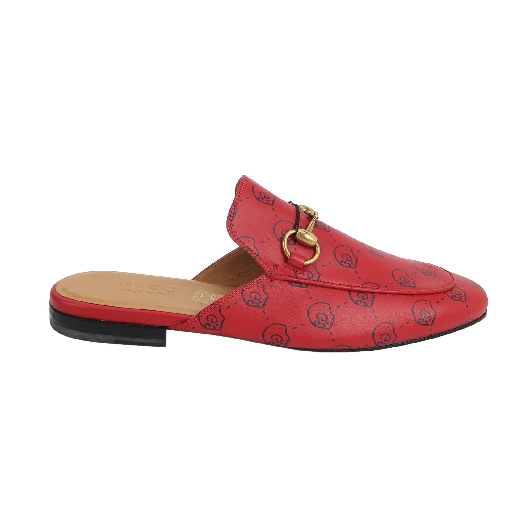Gucci Gucci Ghost Print Horsebit Slippers Size 40 Size US 7 / EU 40 - 1 Thumbnail