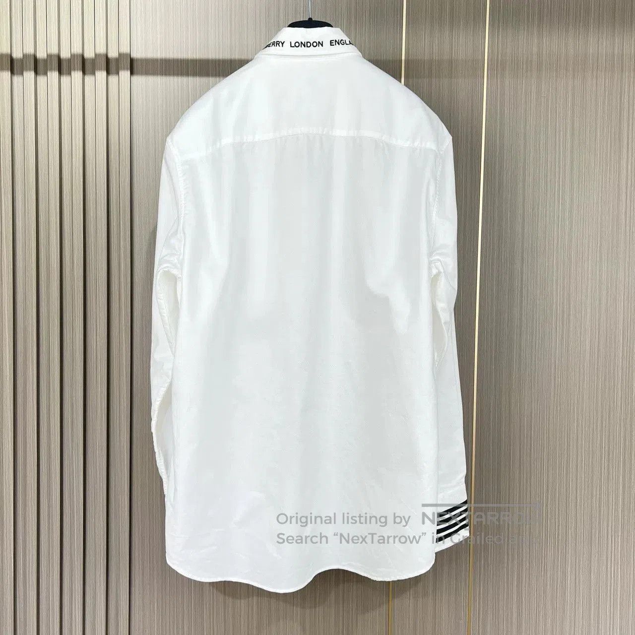 Burberry burberry embroidered stripe long sleeve shirt. Size US M / EU 48-50 / 2 - 2 Thumbnail