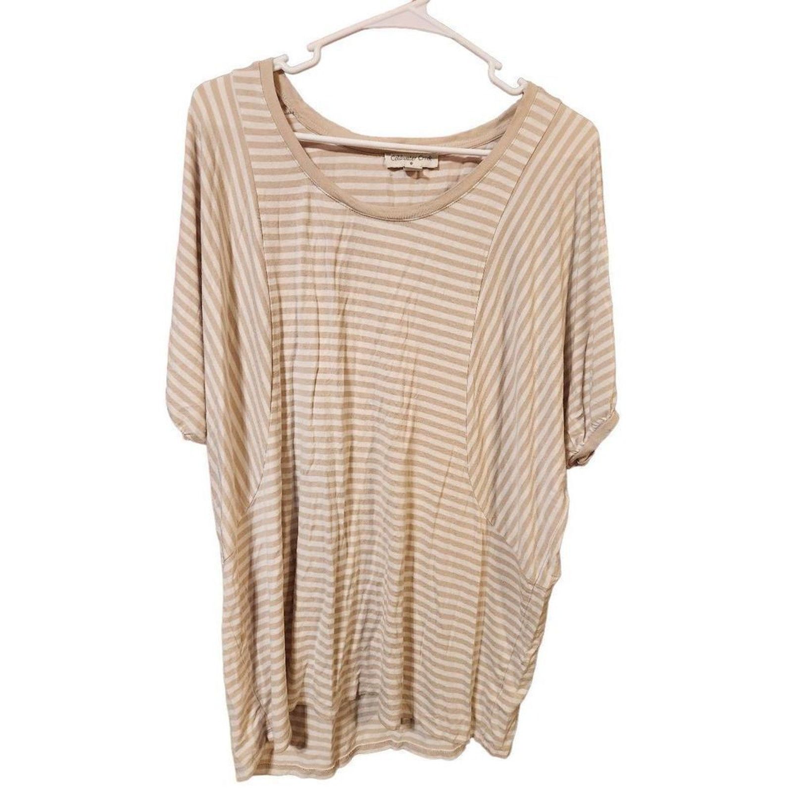 Coldwater Creek Coldwater creek 1X beige top short sleeve Size XL / US 12-14 / IT 48-50 - 6 Thumbnail