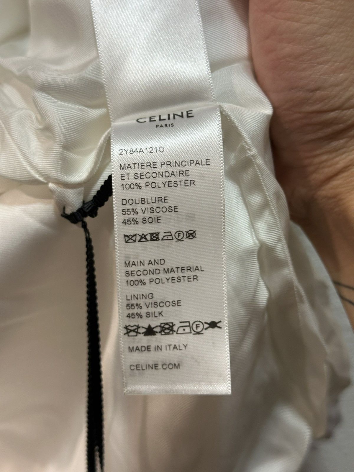 Celine × Hedi Slimane BNWT $1500 SS23 Tri Color Tracksuit Jacket L Size US L / EU 52-54 / 3 - 8 Thumbnail