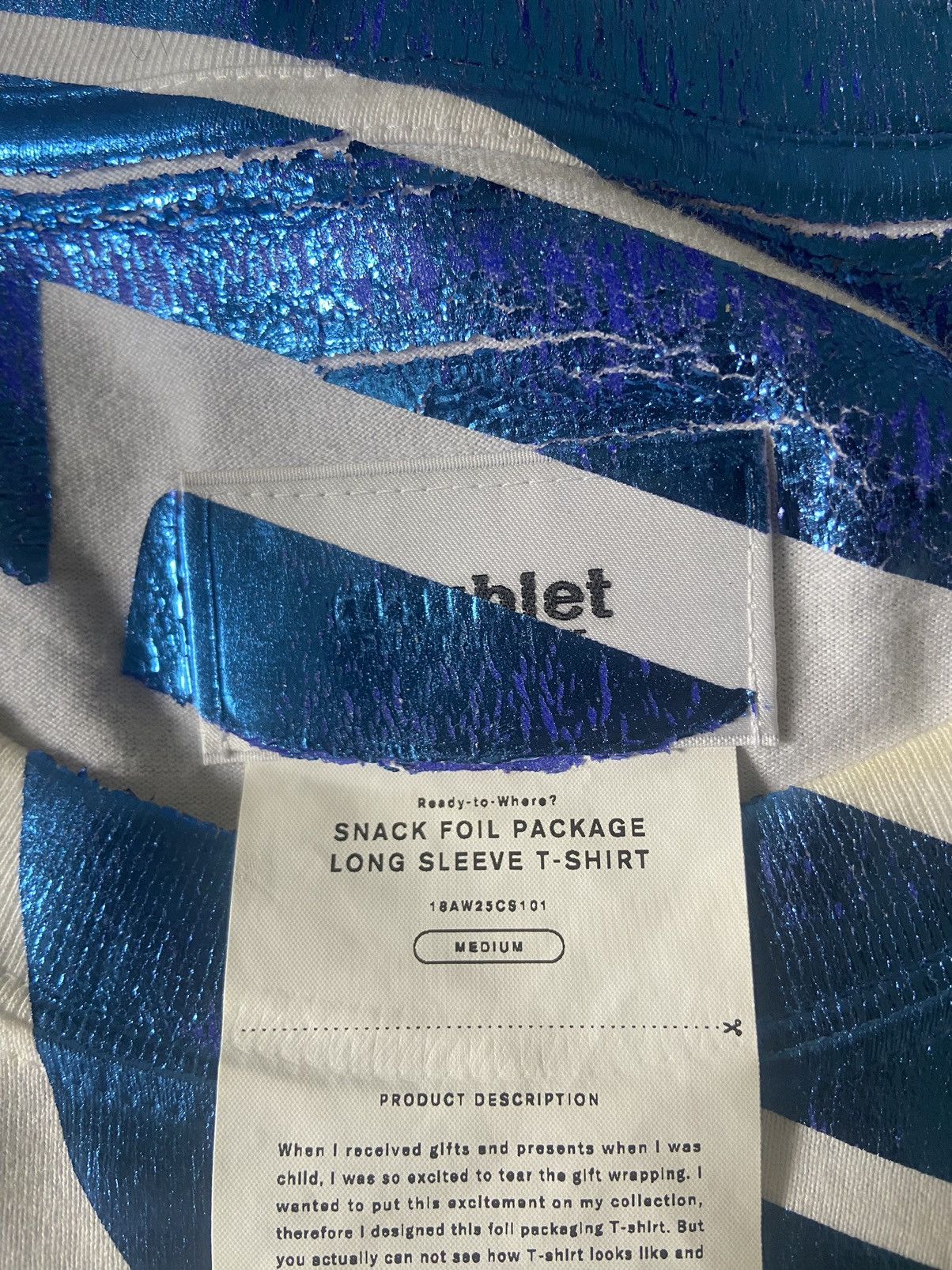 Doublet Doublet Snickers Packaging L/S Shirt Size US M / EU 48-50 / 2 - 4 Thumbnail