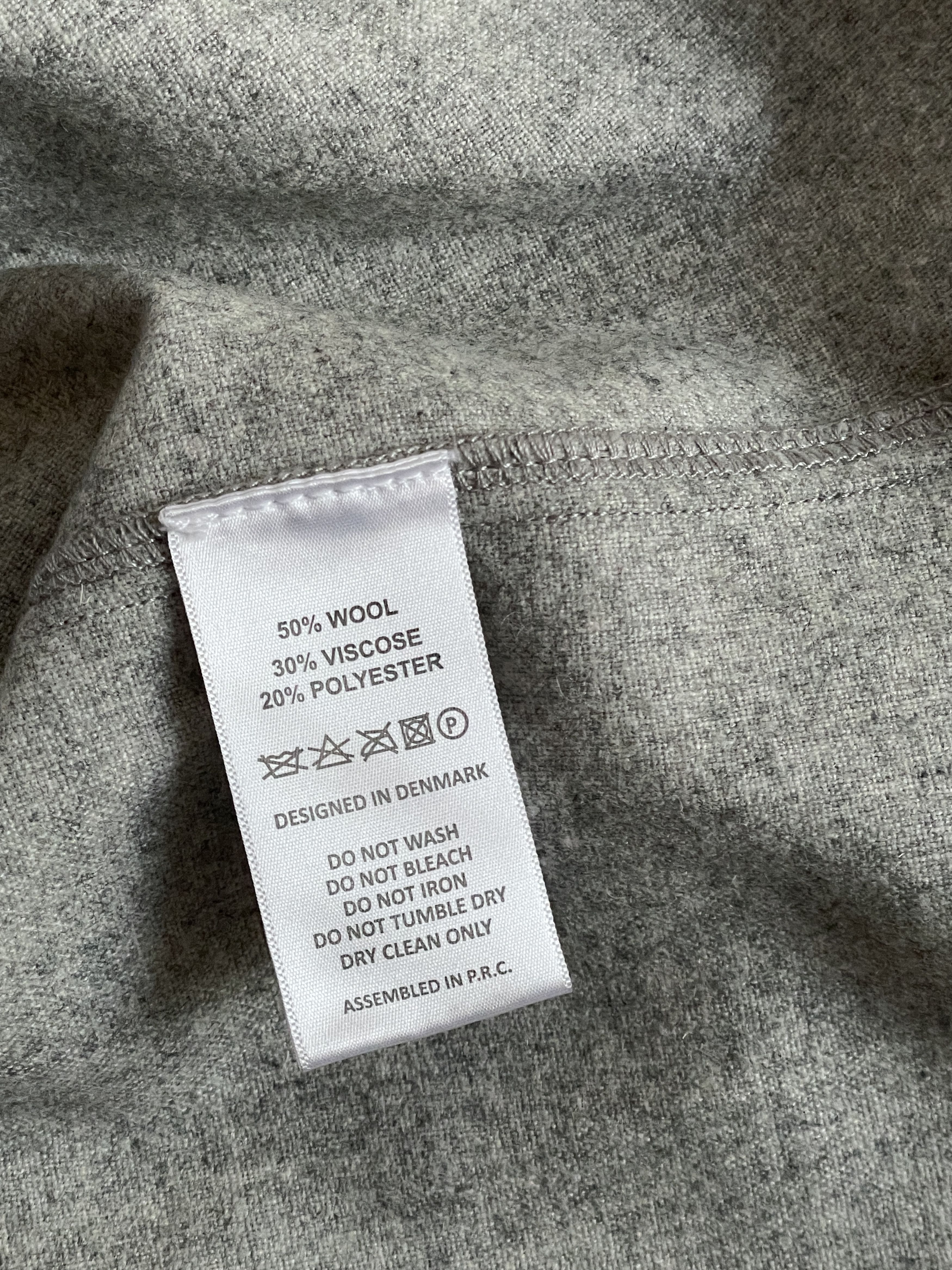 Han Kjobenhavn Han Kjobenhavn heather grey wool blend overshirt Size US S / EU 44-46 / 1 - 5 Thumbnail