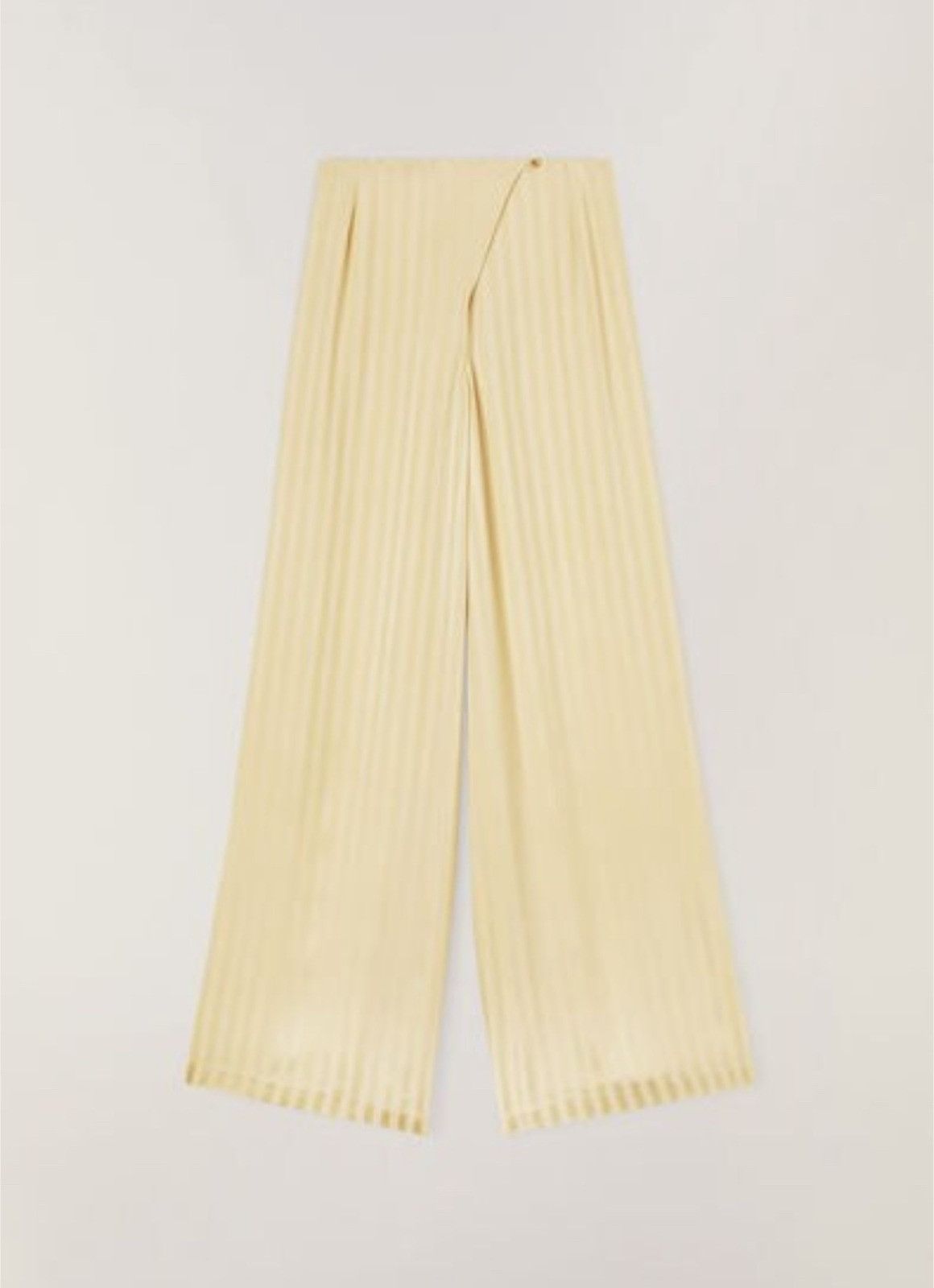 Loro Piana o1srvl11e0824 Dresden Ocean Silk Trouser in Ivory Size 26" / US 2 / IT 38 - 1 Preview