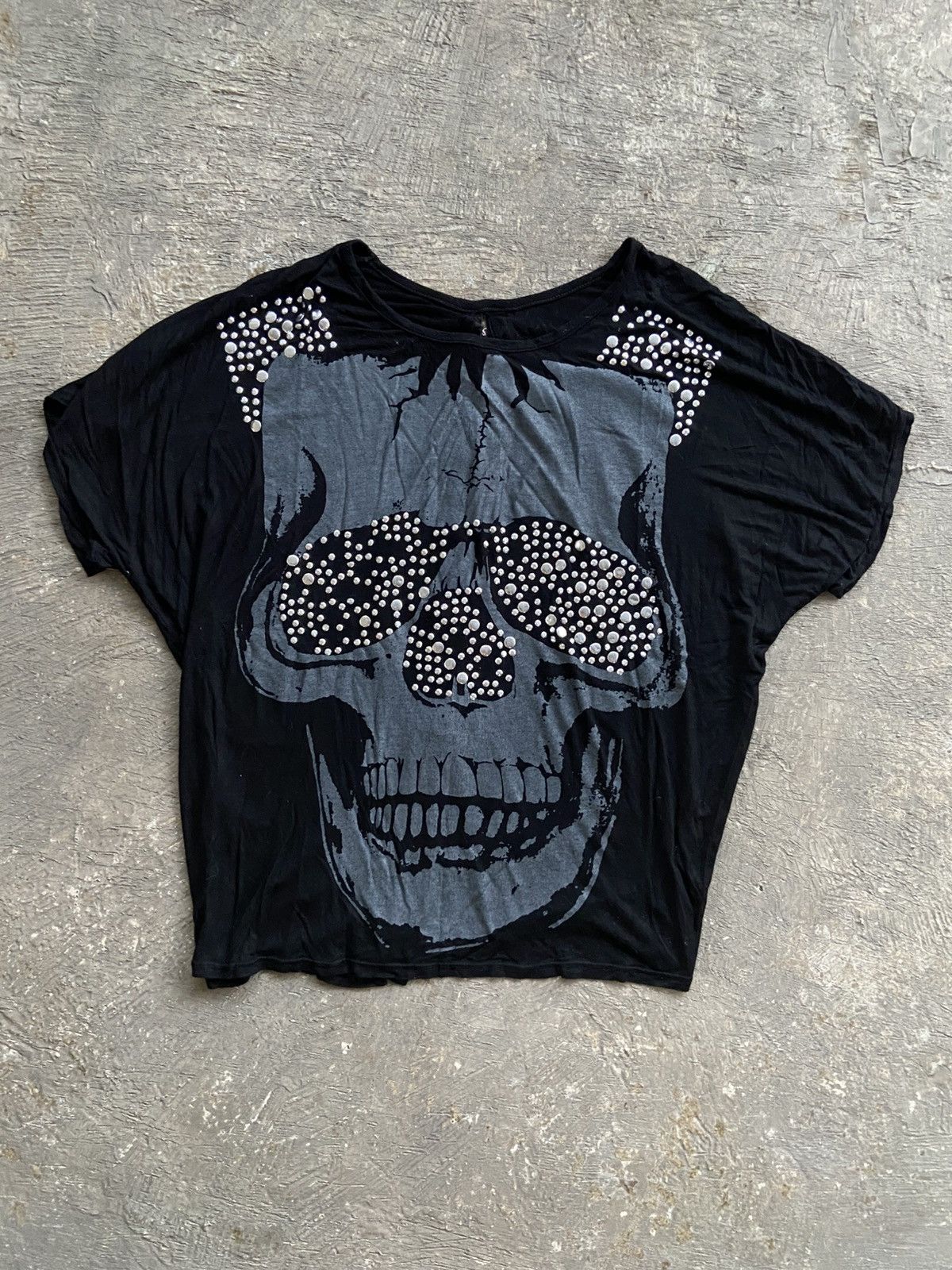 14th Addiction 2000s Leafer Ltd - Vkei Style Skull Beads Rope Back Tee Size ONE SIZE - 1 Thumbnail
