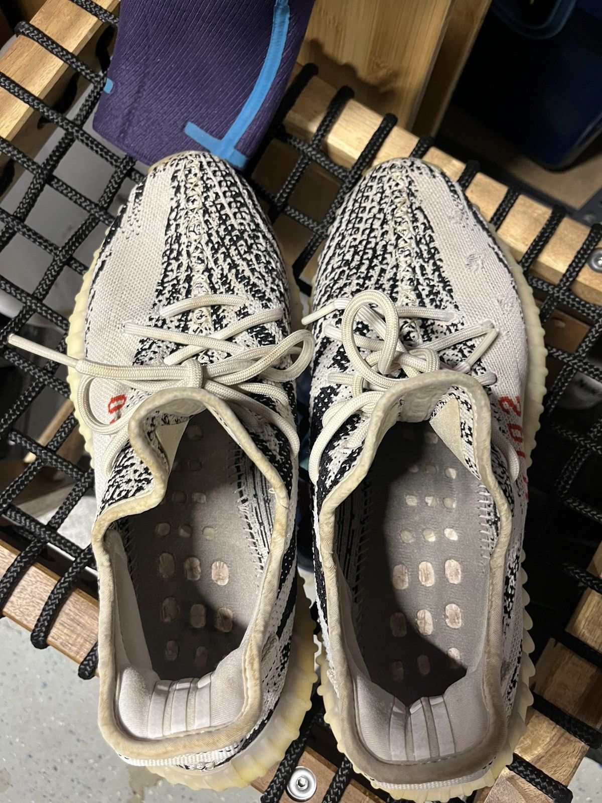 Adidas × Kanye West Adidas Yeezy Boost 350 V2 Zebra, Size 10.5 Mens, Used Size US 10.5 / EU 43-44 - 5 Thumbnail
