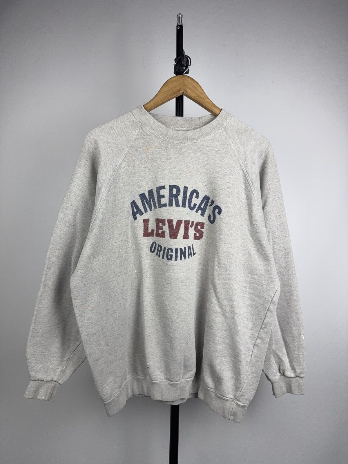 Levi's Vintage Clothing Vintage Levi’s USA America’s Original Crewneck Distressed Size US L / EU 52-54 / 3 - 1 Thumbnail