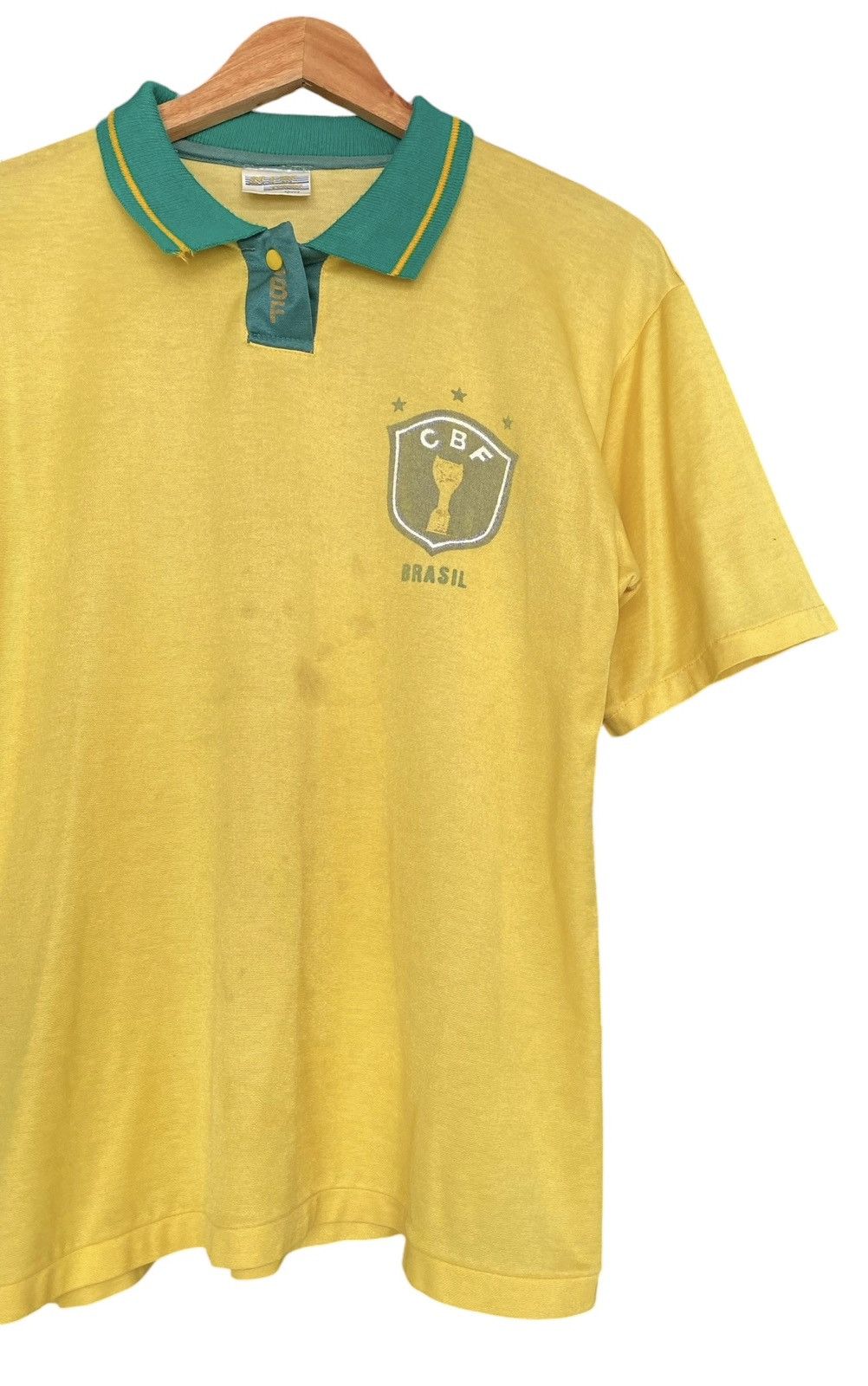 Vintage Vintage🔥BRASIL CBF Jersey Size US M / EU 48-50 / 2 - 2 Thumbnail