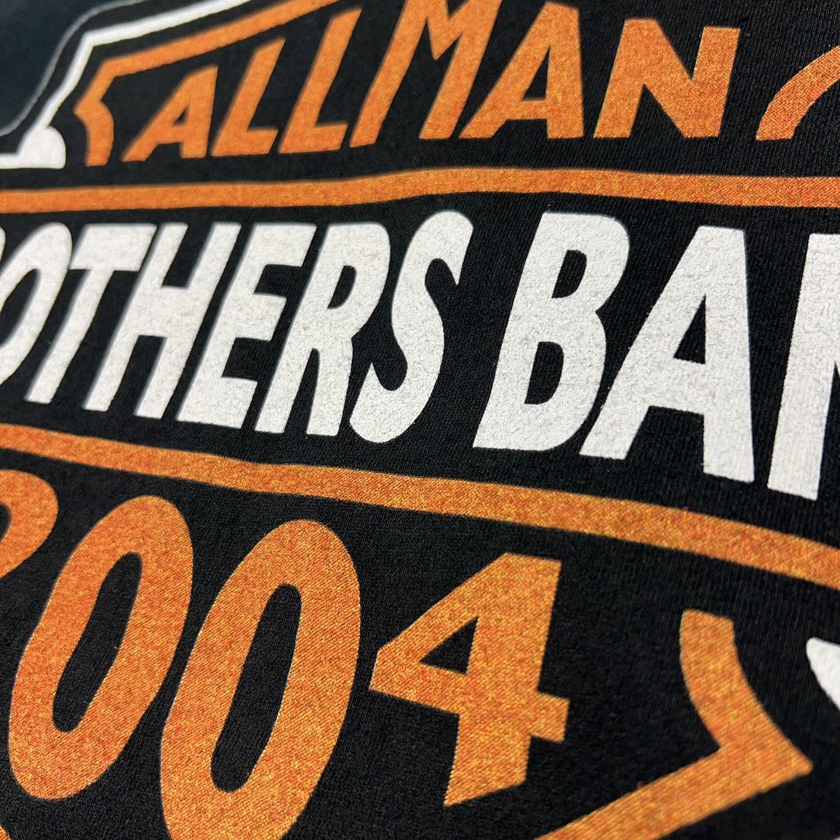 Band Tees × Vintage VTG Allman Brothers Band Tee Shirt Black Tour Campaign Rock Size US L / EU 52-54 / 3 - 13 Thumbnail