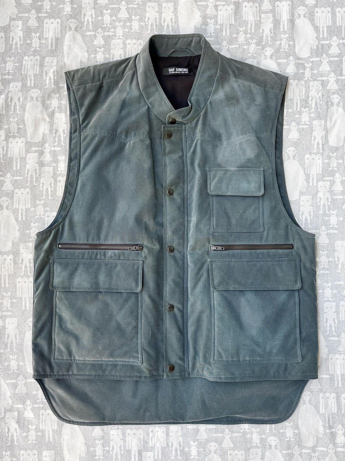 Raf Simons Raf Simons AW02 Oversized Military Cargo Layer Vest Size US M / EU 48-50 / 2 - 1 Thumbnail