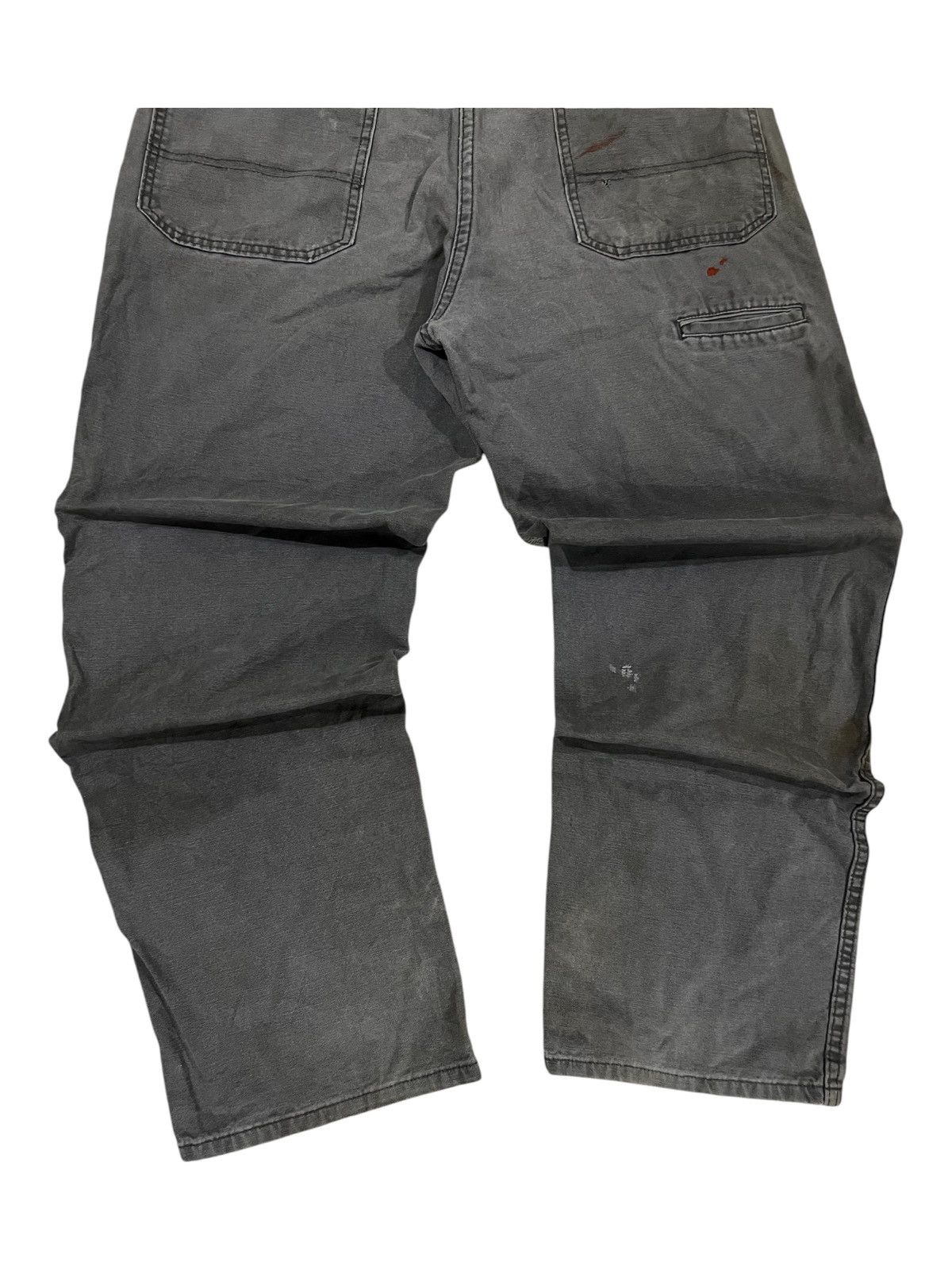 Carhartt × Dickies × Vintage 90s Dickies Carpenter Painter Duck Cotton Baggy Jeans Size US 35 - 3 Thumbnail