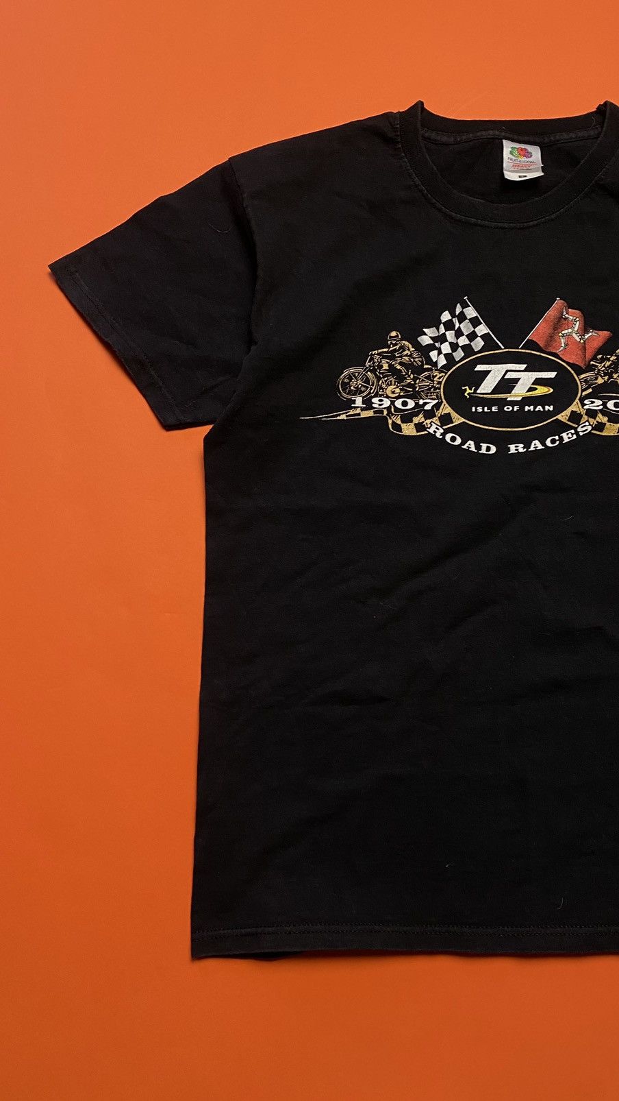 Vintage Vintage Racing Isle of Man Road Races tee Size US L / EU 52-54 / 3 - 3 Thumbnail