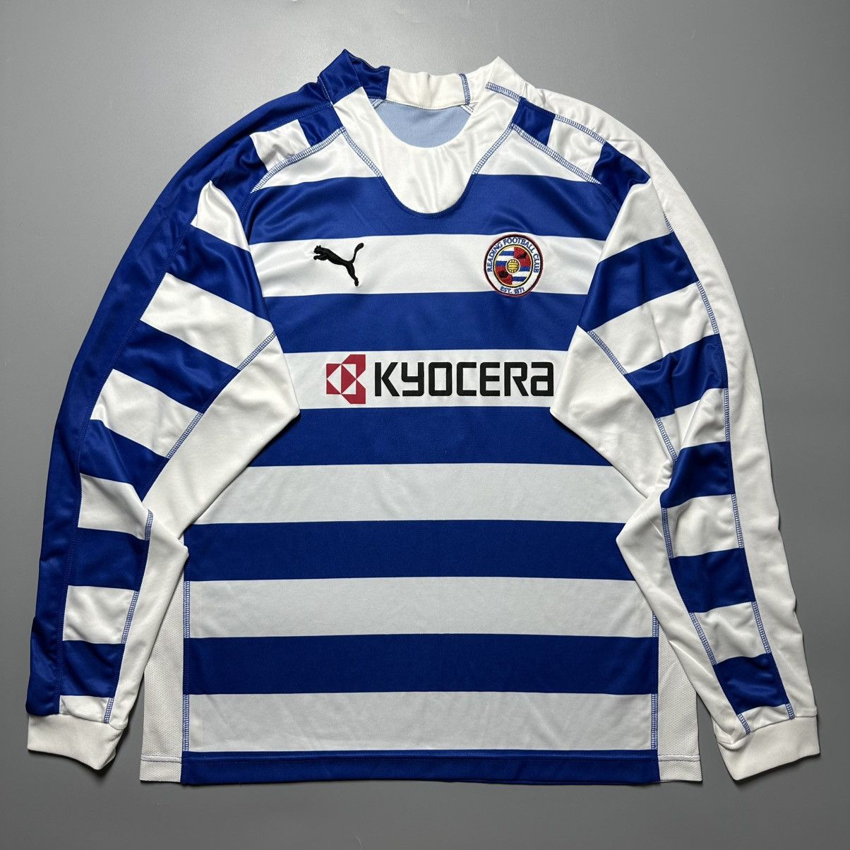 Puma READING PUMA 2007/2008 FOOTBALL SOCCER HOME JERSEY #9 DOYLE Size US XL / EU 56 / 4 - 2 Thumbnail
