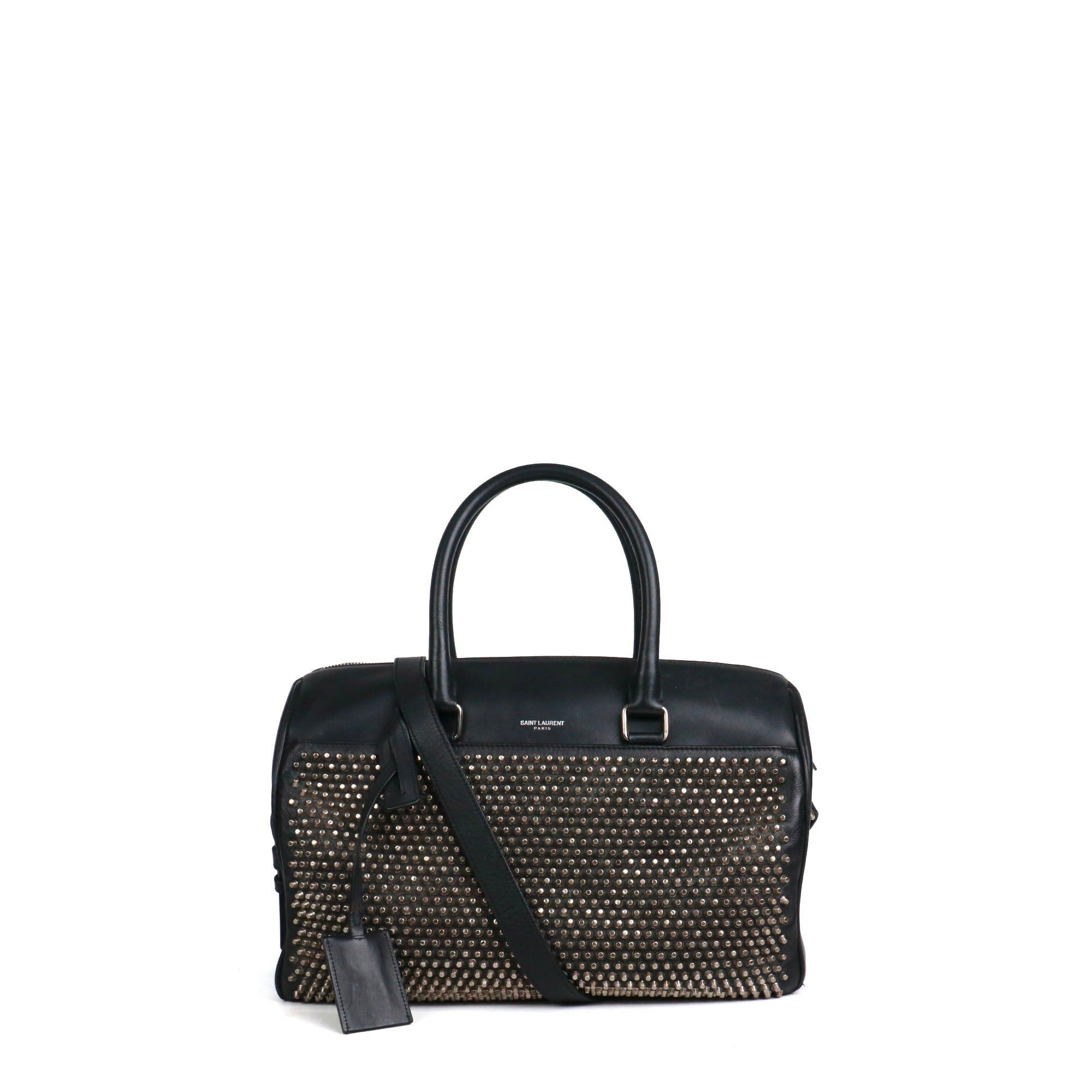 Saint Laurent Paris SAINT LAURENT - Saint Laurent Boston handbag in black leather Size ONE SIZE - 1 Thumbnail
