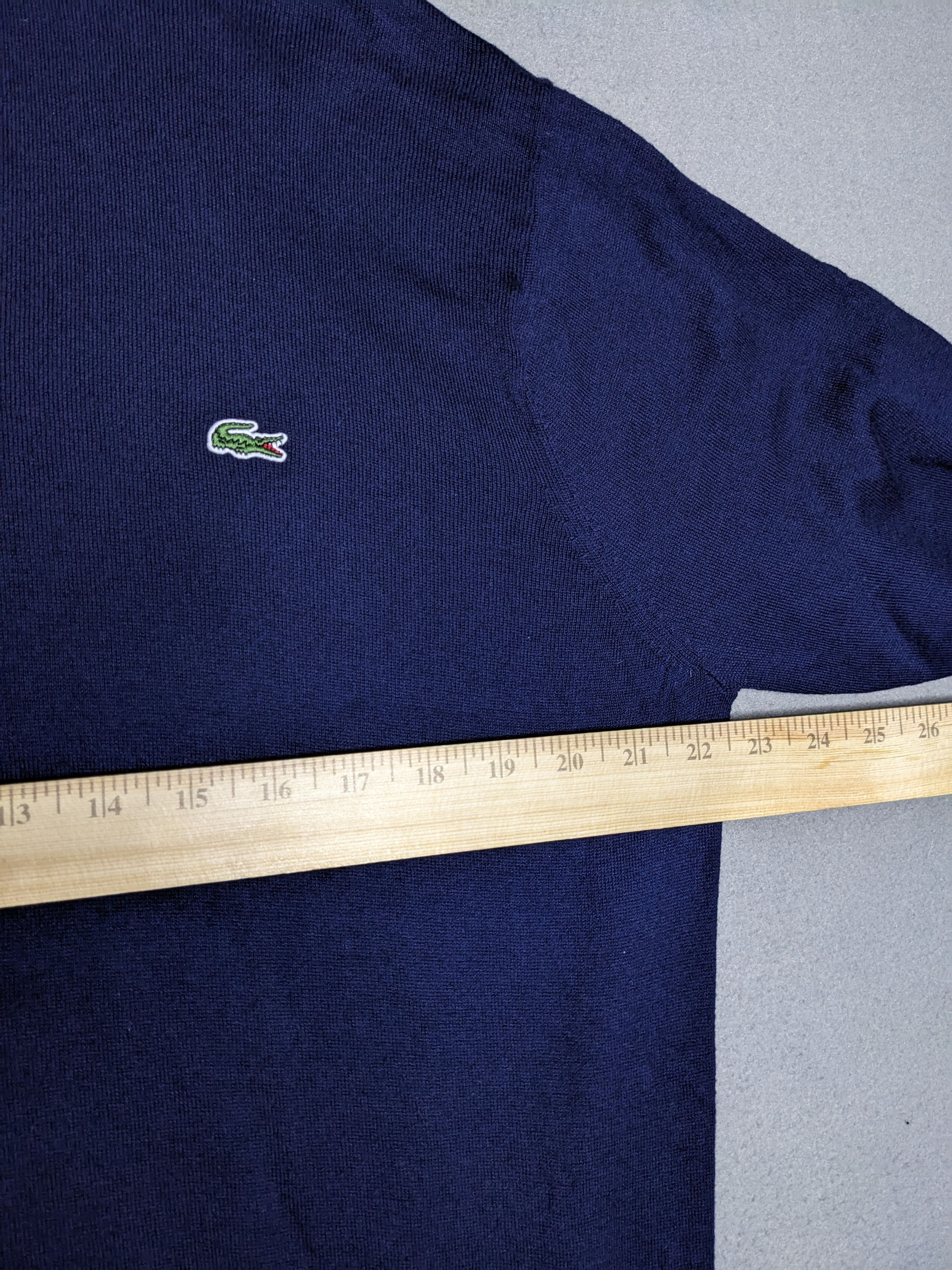 Lacoste Lacoste Quarter Zip Knit Sweater Cashmere Mens XL Mock Neck Size US XL / EU 56 / 4 - 14 Thumbnail