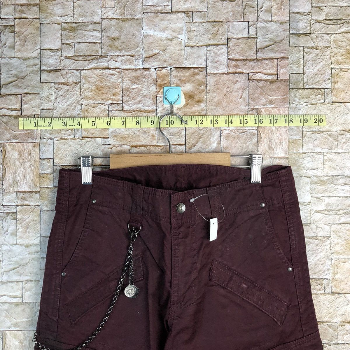 semanticdesign Semantic Design Dark Purple Cargo Multipocket Pants #A119 Size US 30 / EU 46 - 4 Thumbnail